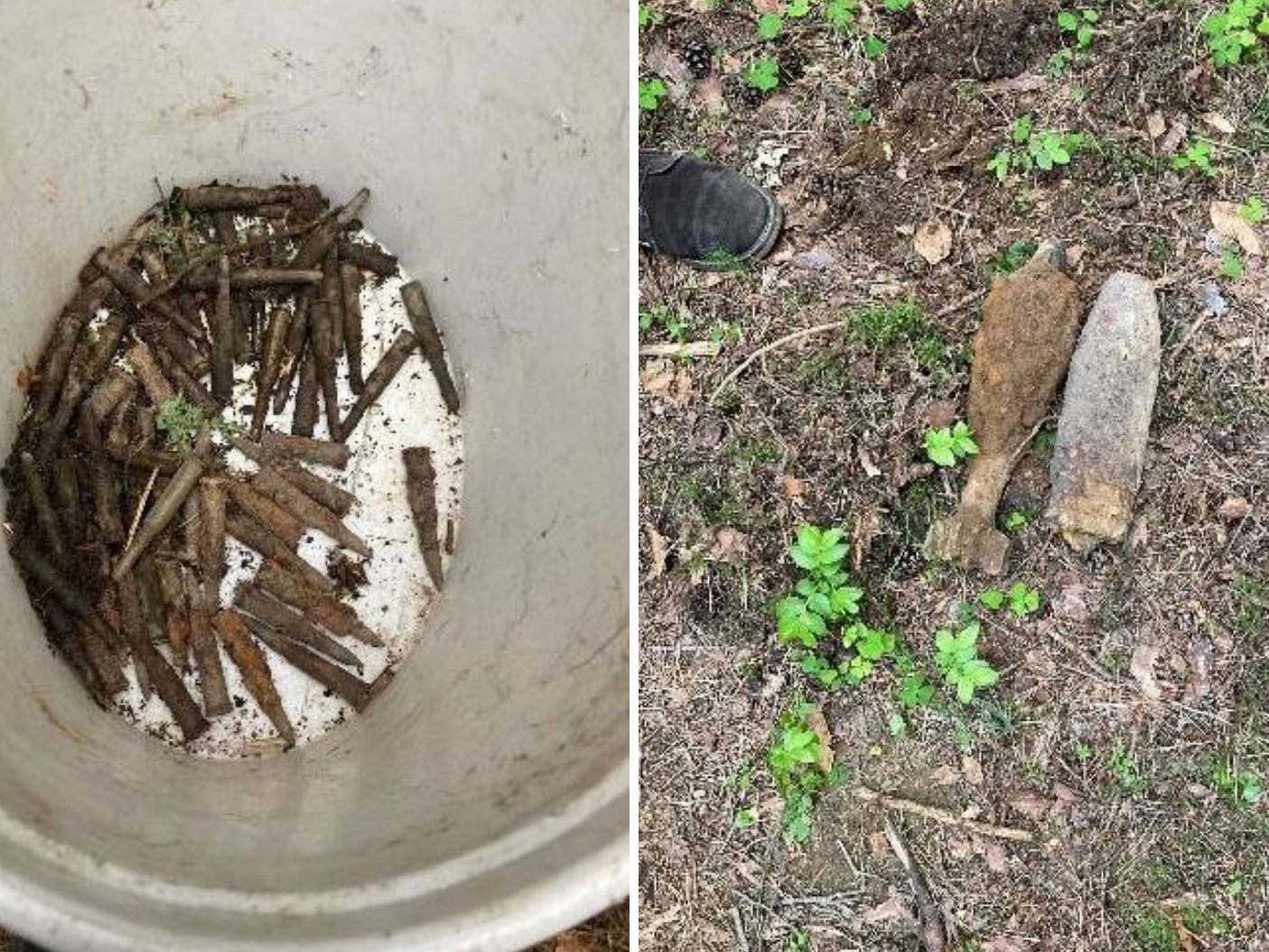 Ein Mann im Burgenland fand im Wald eine Granate und Munition.