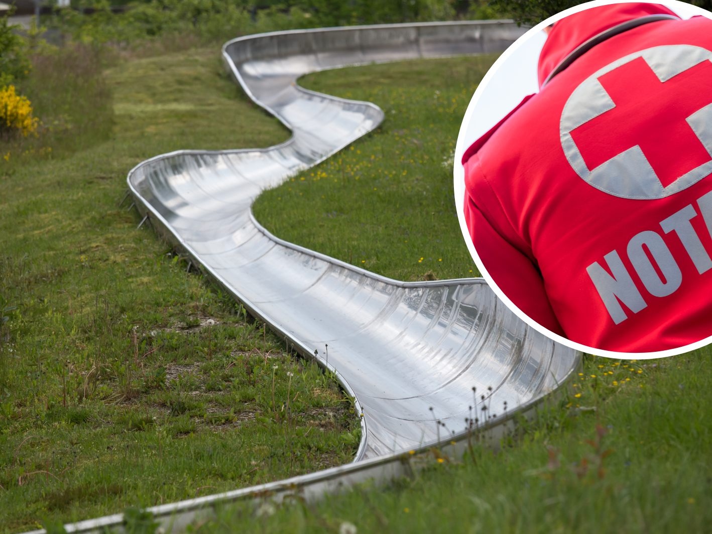 Bei einem Unfall auf einer Sommerrodelbahn wurden zwei Mädchen verletzt.
