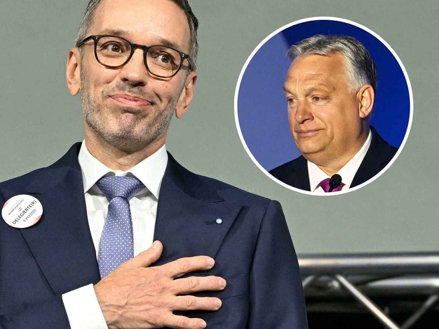 Kickl lobte Orban auf der Konservativen-Konferenz.