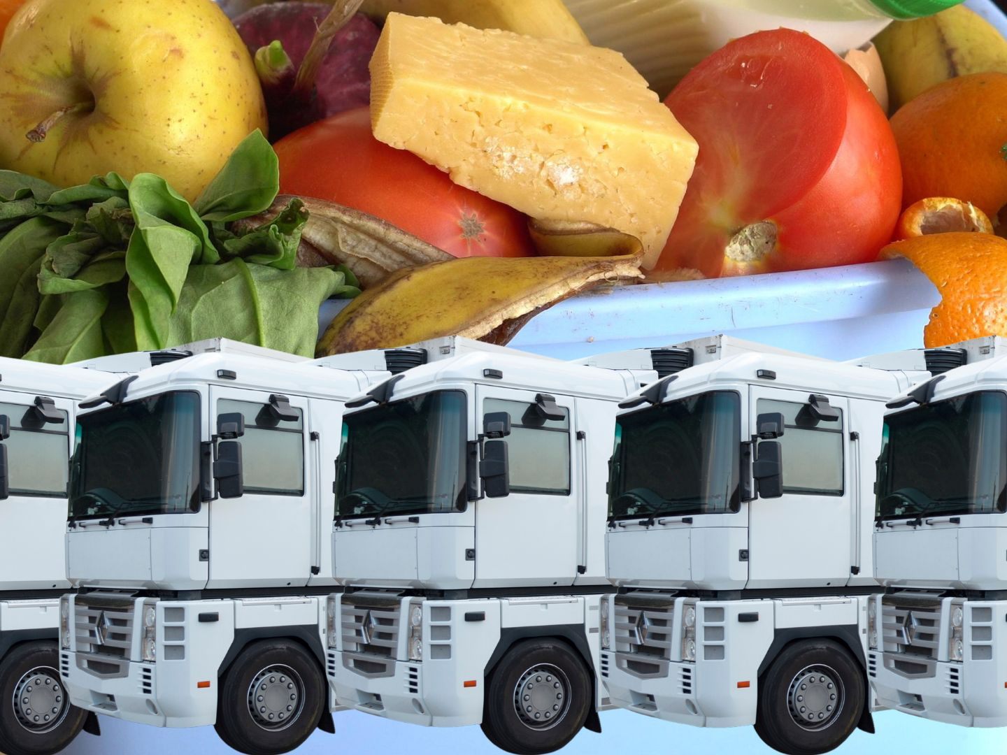 50.000 Lkw-Ladungen Lebensmittel landen in Österreich jedes Jahr im Müll. 50.000 Lkw-Ladungen Lebensmittel landen in Österreich jedes Jahr im Müll.