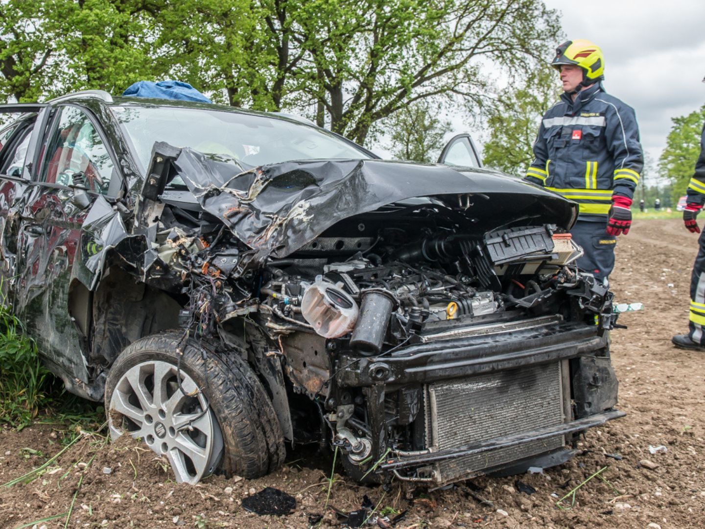 Im Bezirk Amstetten in NÖ ist es am Freitag zu einem Unfall gekommen.