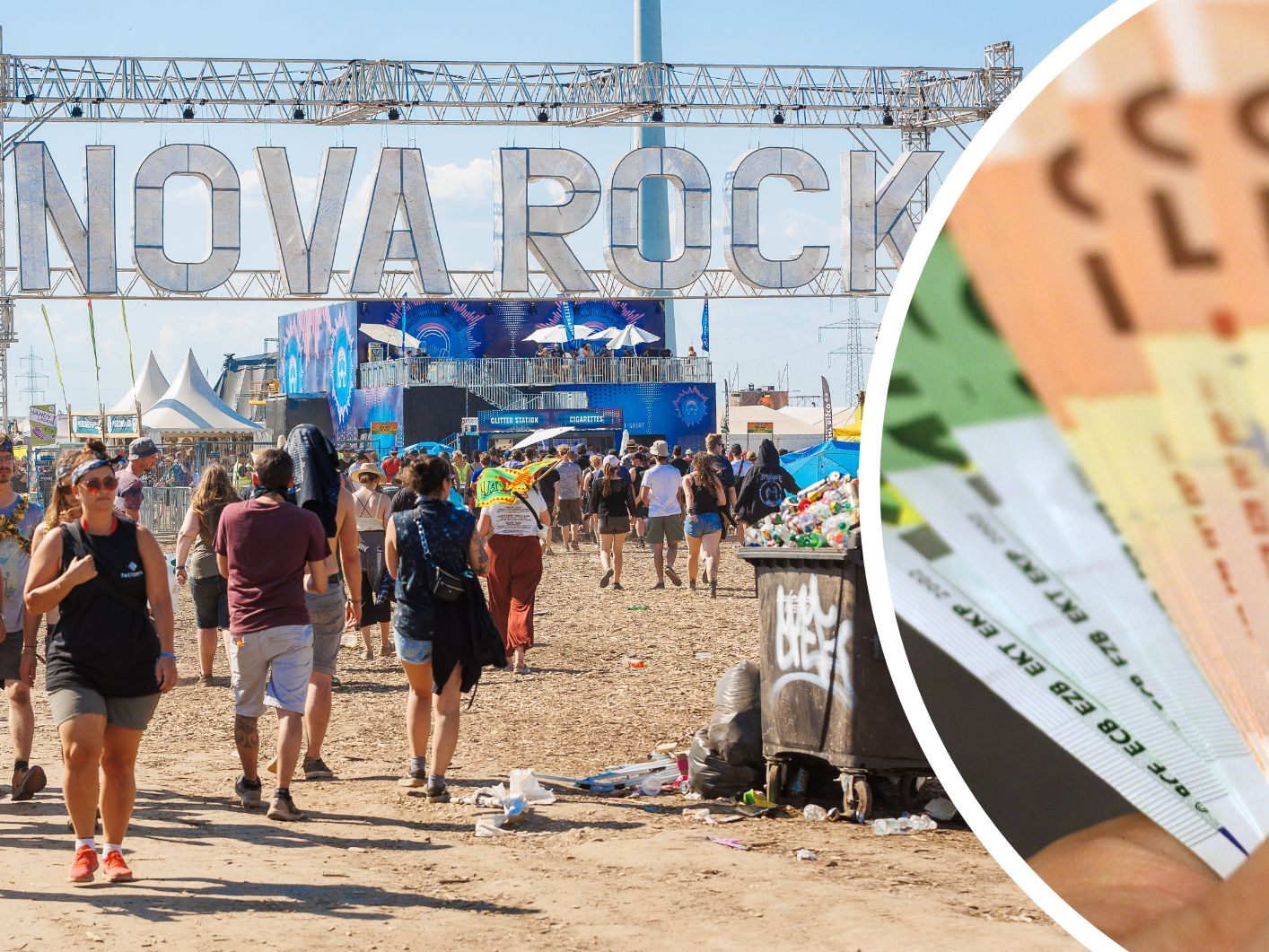 Festivalbesucher müssen am Nova Rock & Co. 2023 mit höheren Preisen rechnen.