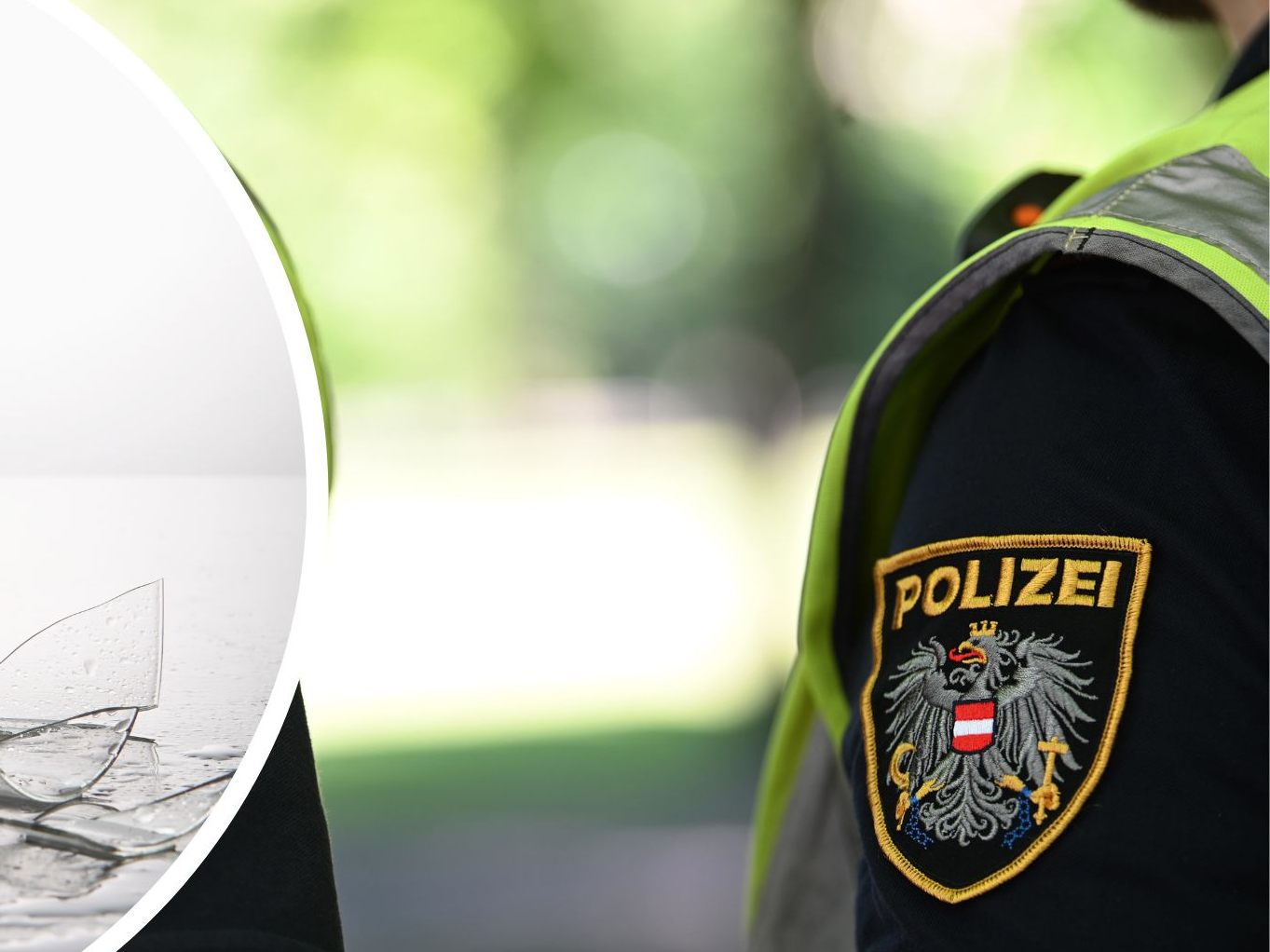 Ein 36-jähriger Randalierer warf in einem Wiener Lokal mit Falschen und Gläsern und attackierte die Polizei.