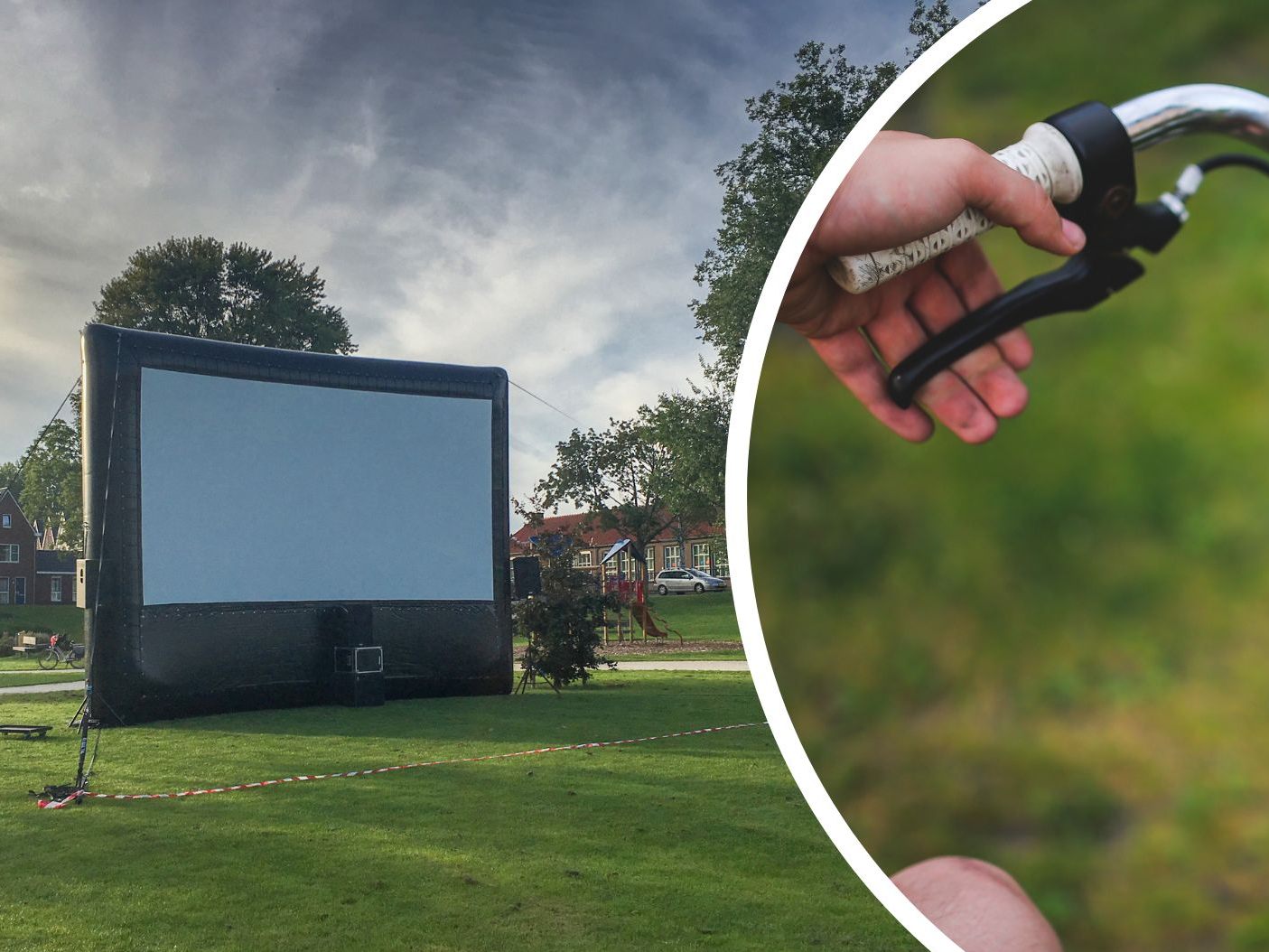 Beim Projekt "Kurbeln statt Schwurbeln" sollen Fahrradfahrer die Energie für ein Open Air-Kino erzeugen. Beim Projekt "Kurbeln statt Schwurbeln" sollen Fahrradfahrer die Energie für ein Open Air-Kino erzeugen.
