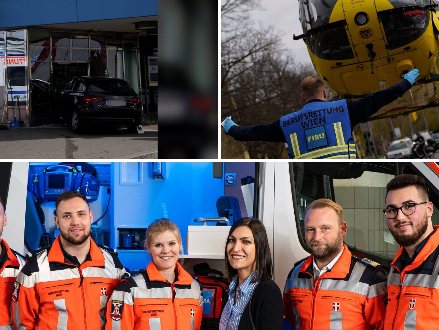 Nach ihrem schweren Unfall im März traf Lena (26) ihre Lebensretter von der Berufsrettung Wien. Nach ihrem schweren Unfall im März traf Lena (26) ihre Lebensretter von der Berufsrettung Wien.