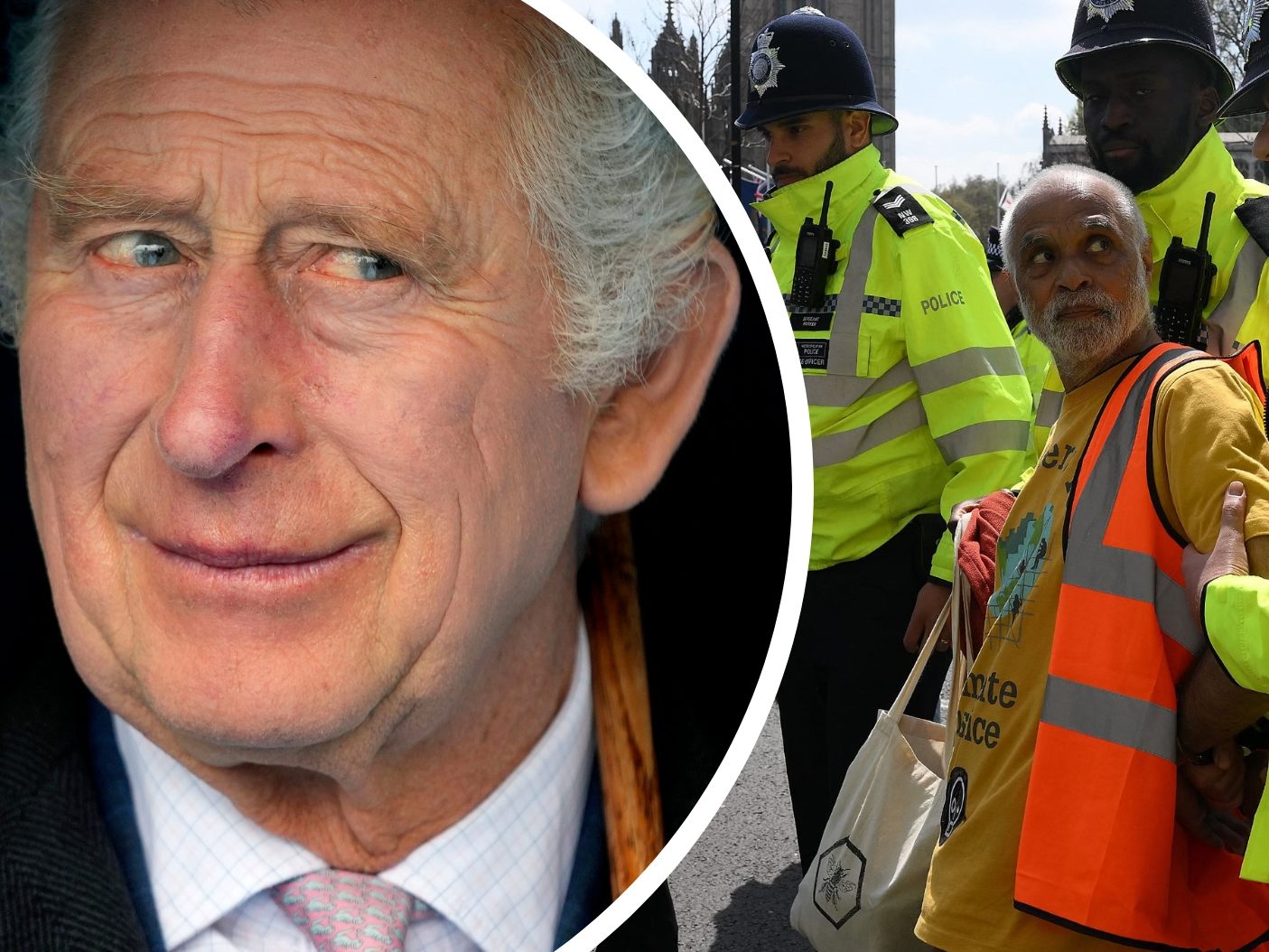 Zur Krönung von König Charles III. strömen Hunderttausende in die britische Hauptstadt - Eine Heruasforderung für die Sicherheitskräfte. Zur Krönung von König Charles III. strömen Hunderttausende in die britische Hauptstadt - Eine Heruasforderung für die Sicherheitskräfte.