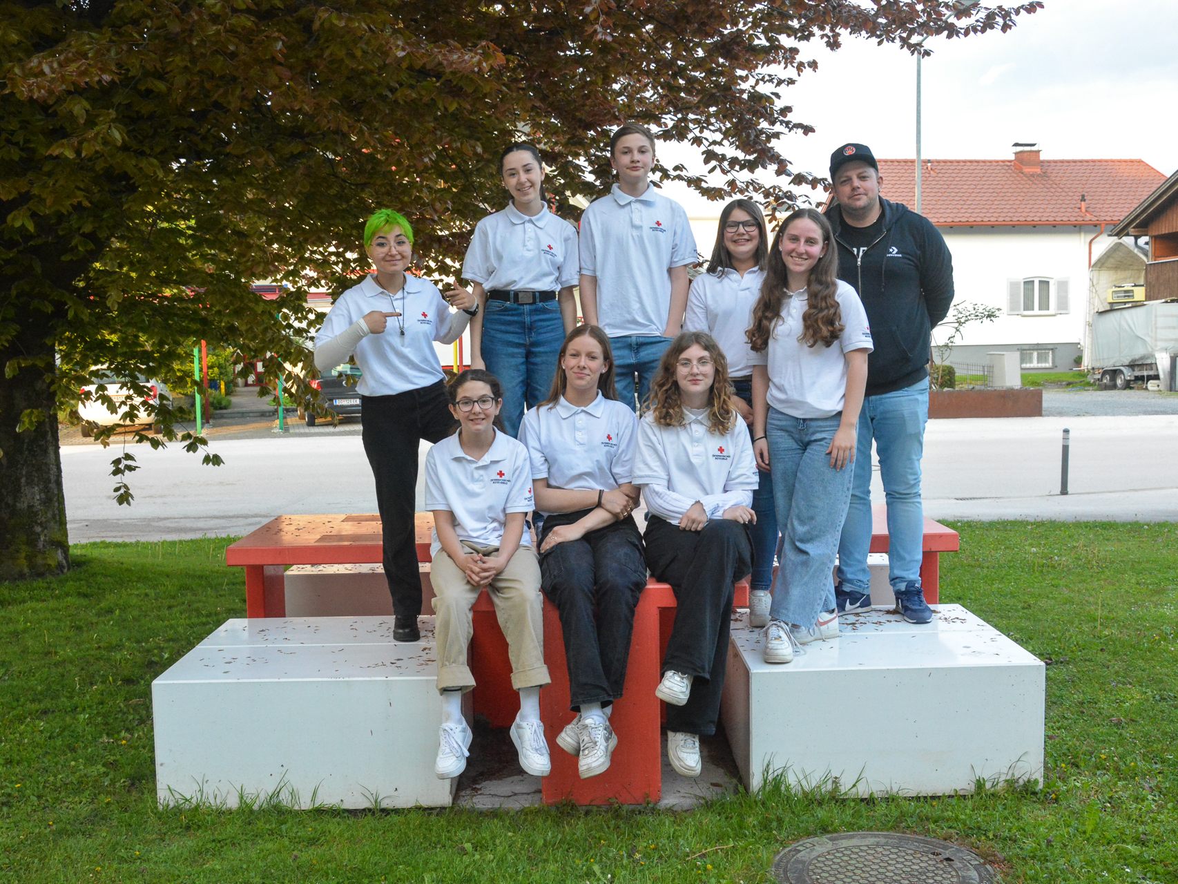 Die Jugendgruppe des Roten Kreuz Lustenau weiß, was im Ernstfall zu machen ist. Die Jugendgruppe des Roten Kreuz Lustenau weiß, was im Ernstfall zu machen ist.