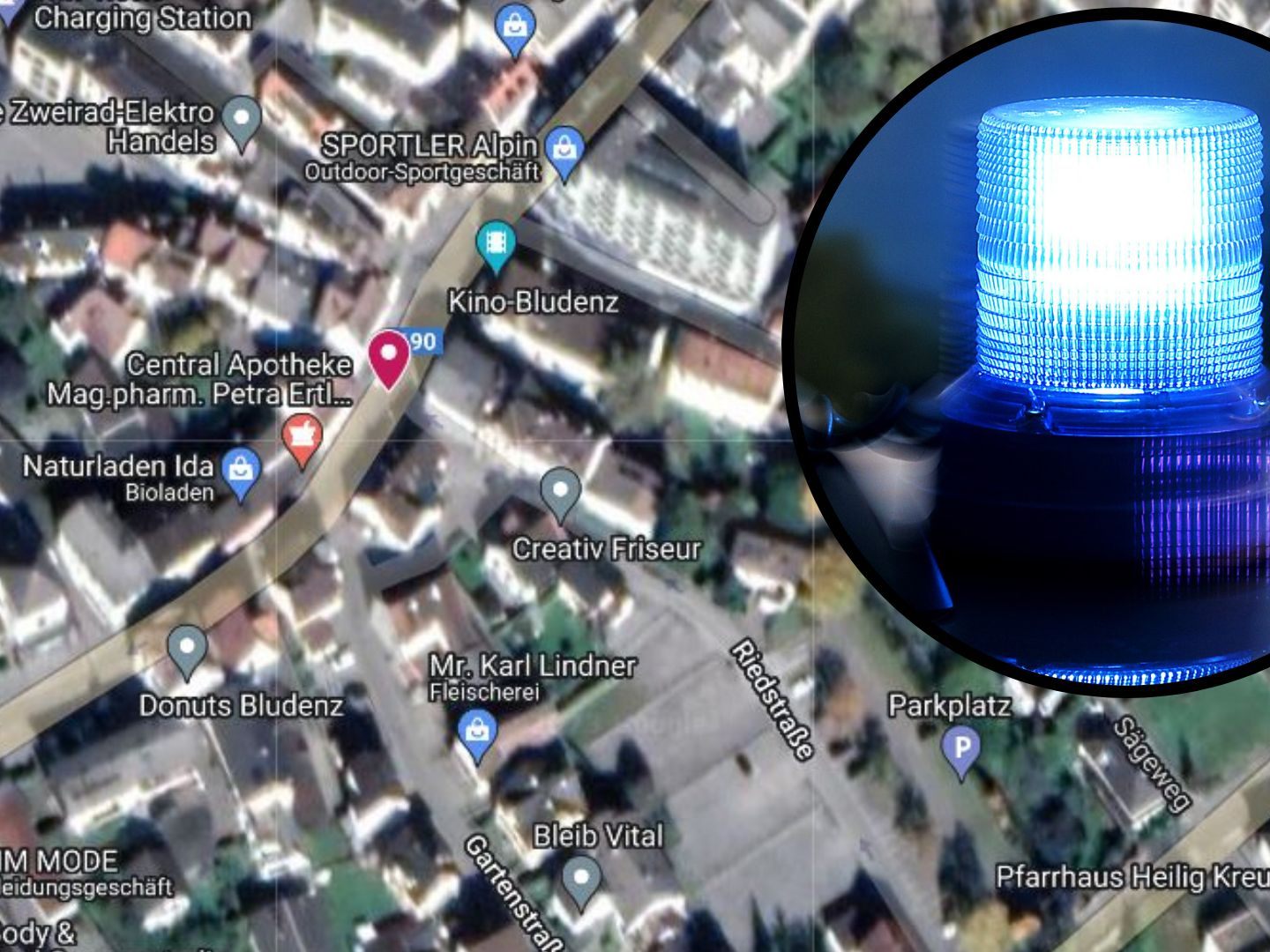 In Bludenz wurde bei einem Unfall mit Fahrerflucht eine 14-Jährige verletzt. In Bludenz wurde bei einem Unfall mit Fahrerflucht eine 14-Jährige verletzt.