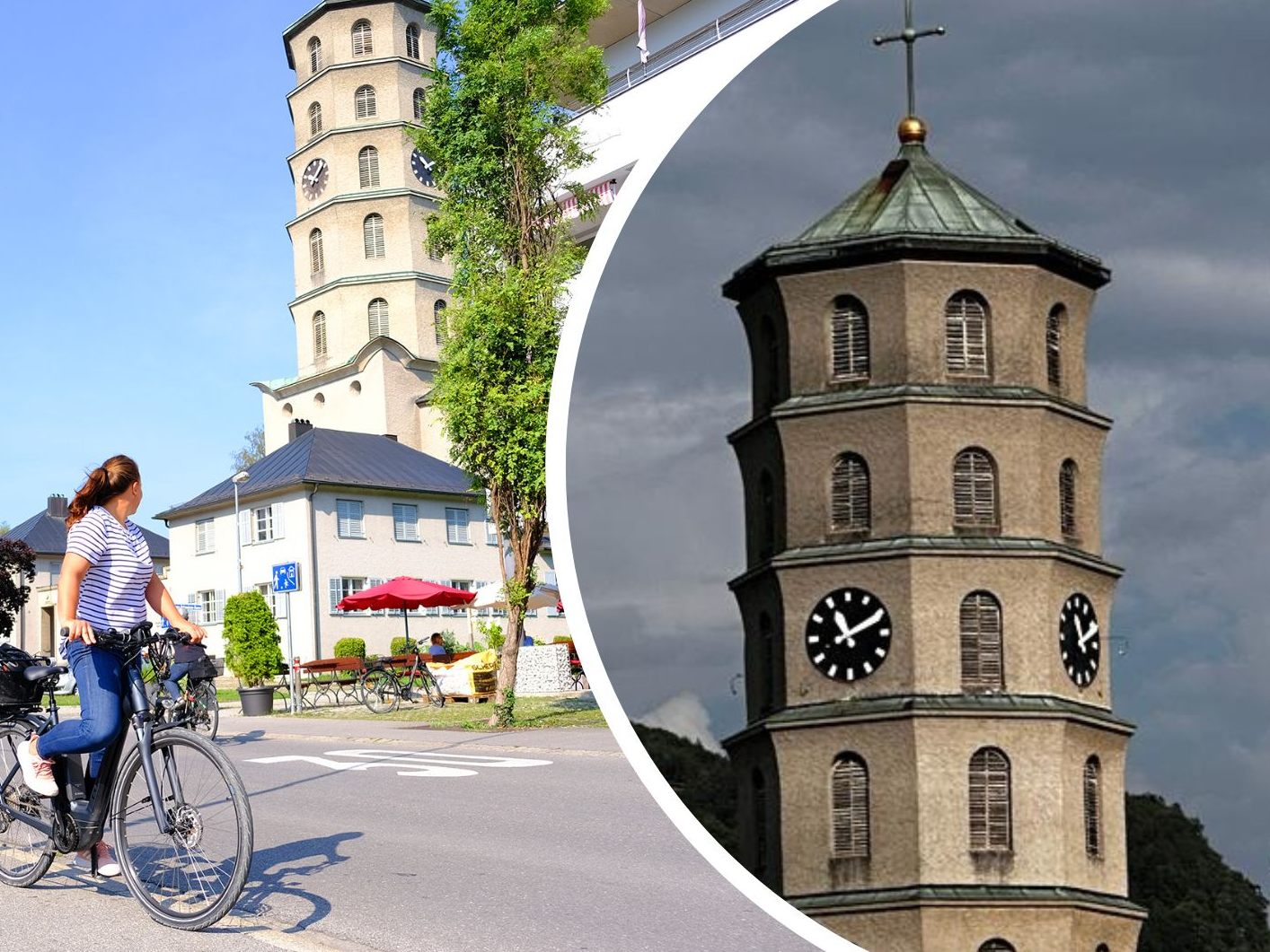 Die Uhr bei der Pfarrkirche Mariahilf steht derzeit still. Die Uhr bei der Pfarrkirche Mariahilf steht derzeit still.
