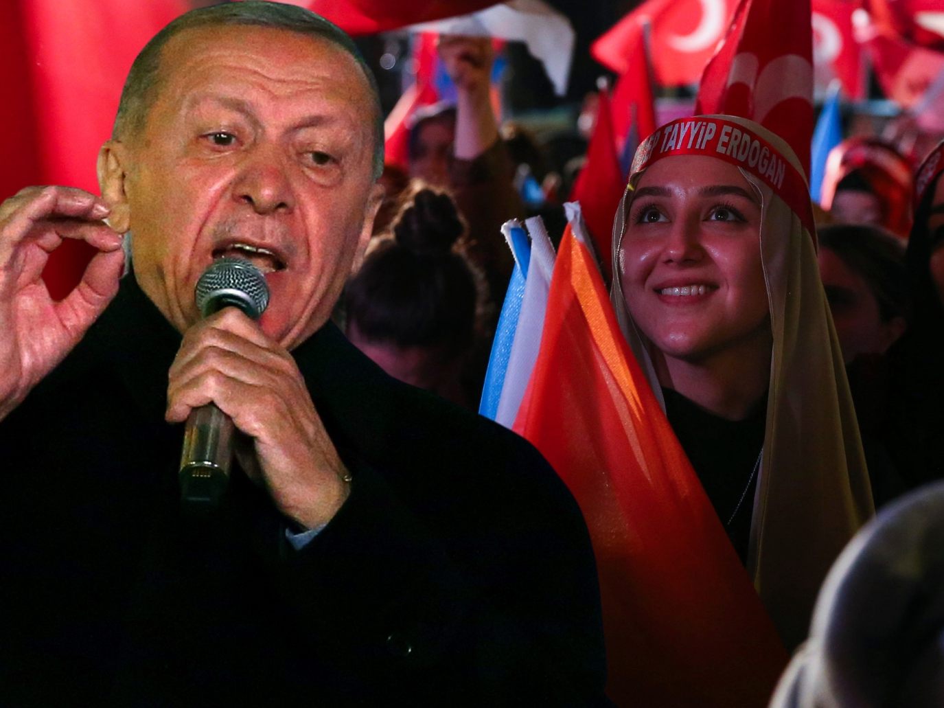 Man wisse zum jetzigen Zeitpunkt nicht, ob es eine Stichwahl geben werde, meinte Erdogan vor seinen Anhängern. Man wisse zum jetzigen Zeitpunkt nicht, ob es eine Stichwahl geben werde, meinte Erdogan vor seinen Anhängern.