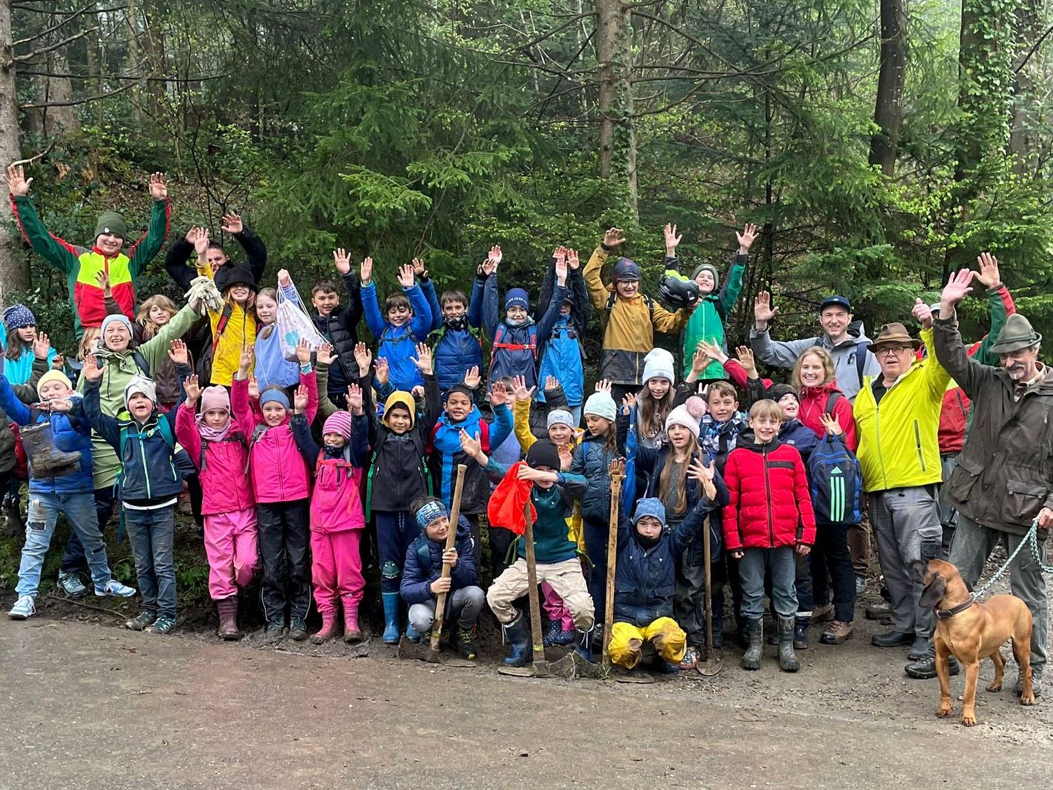 Unter dem Motto „Umwelt erleben und aktiv pflegen“ waren rund 40 Lochauer Volksschüler im Rahmen einer spannenden Klima-Exkursion im heimischen Pfänderwald unterwegs.