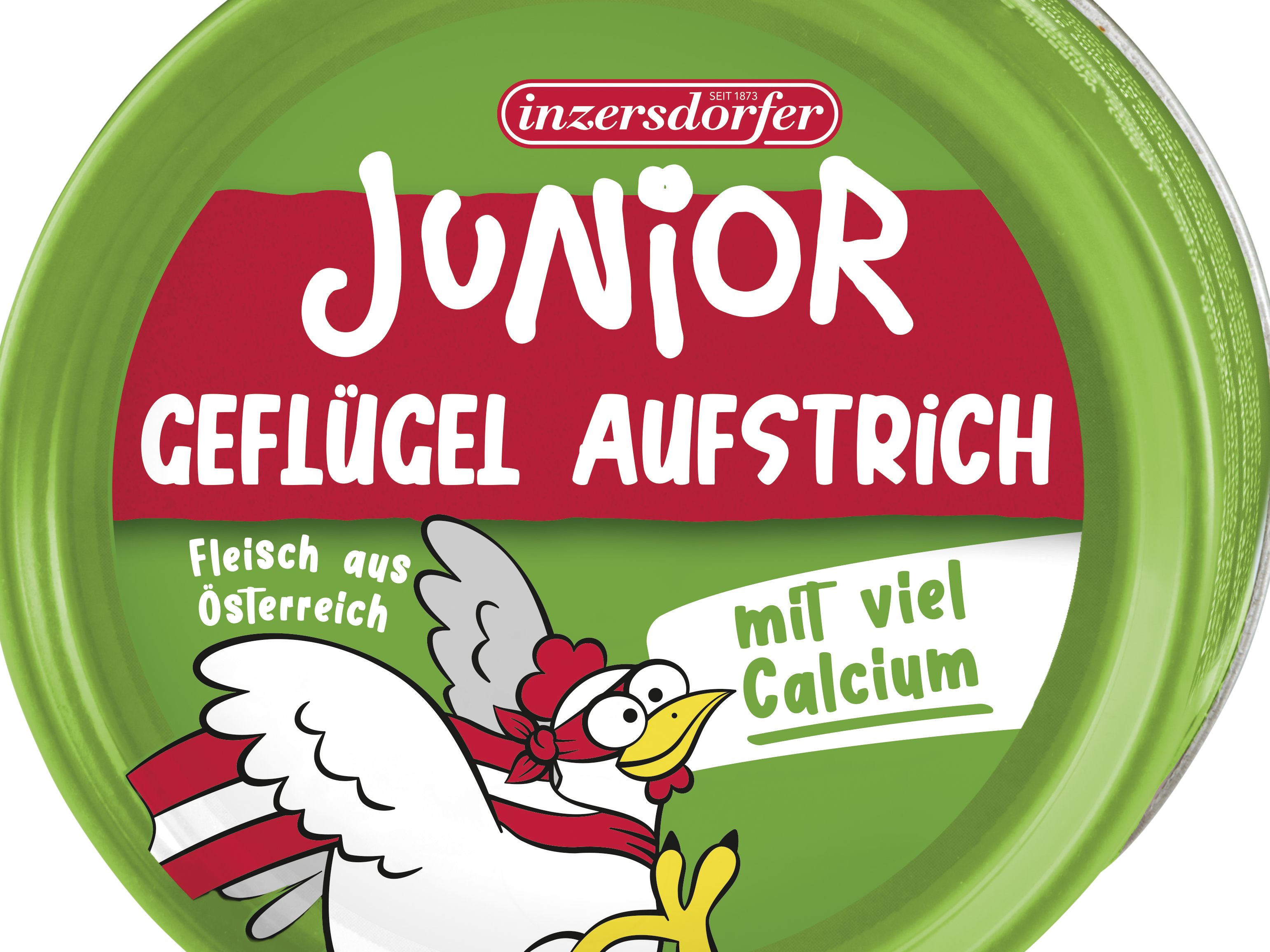 Der Inzersdorfer Junior Geflügel Aufstrich 80g wird zurückgerufen.