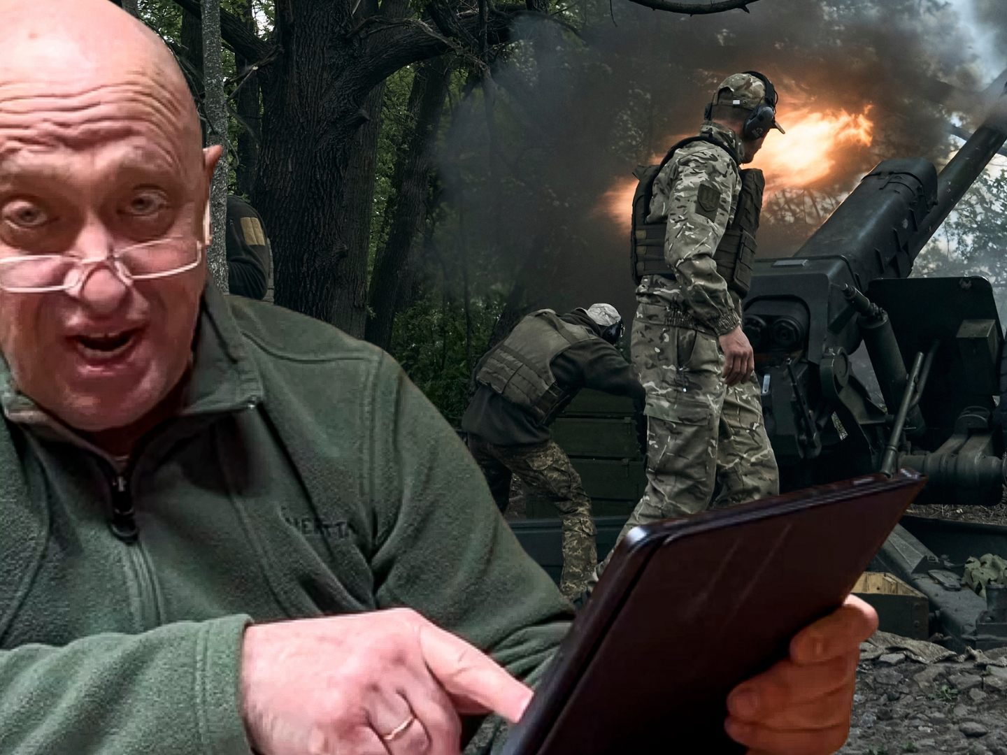 Prigoschin (Bild) spricht von Flucht der russischen Armee, Selenskyj bestätigt ukrainische Geländegewinne.