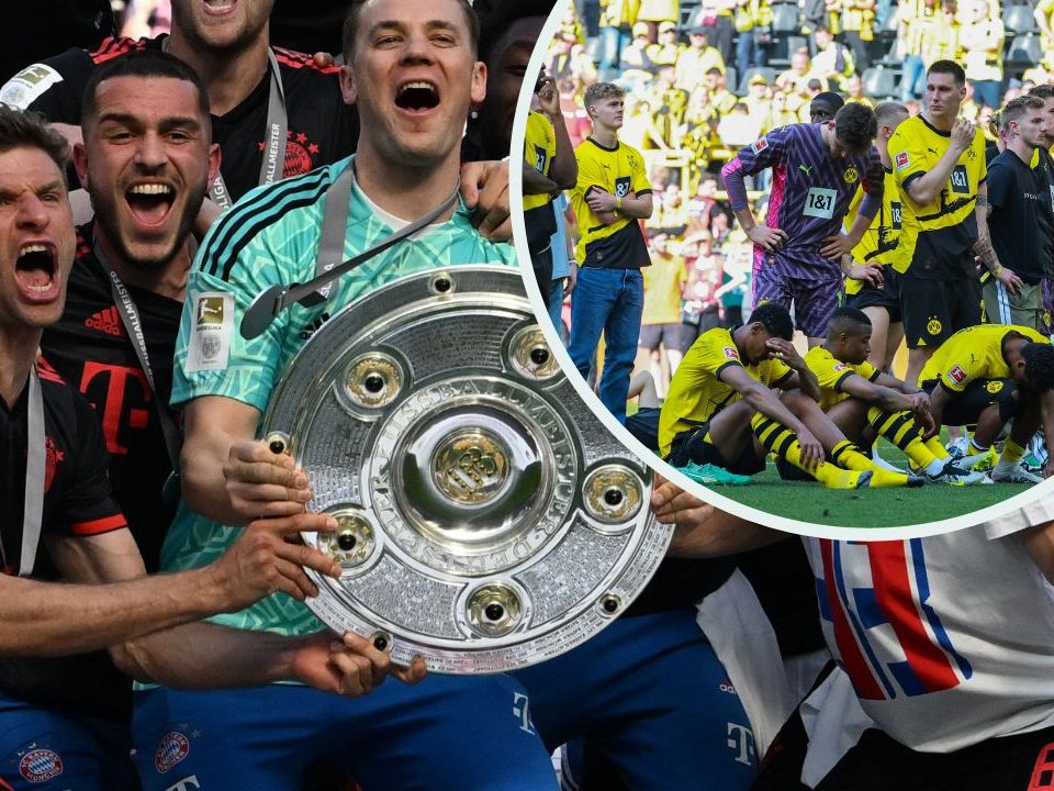 Jubel in München, Trauer in Dortmund