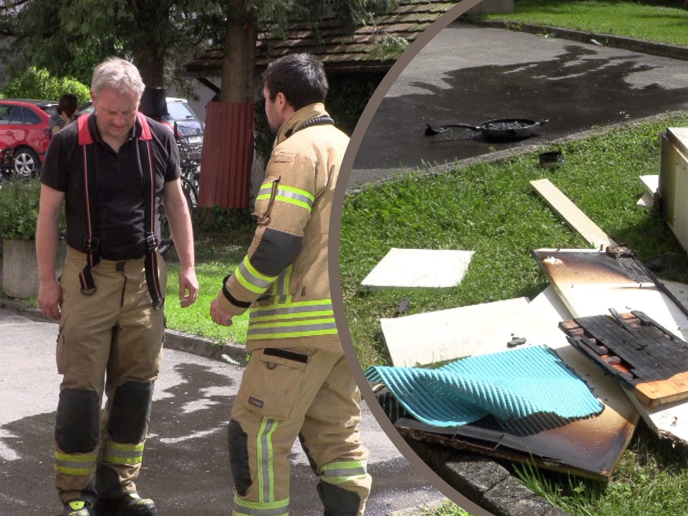 Küchenbrand in Dornbirn. Küchenbrand in Dornbirn.