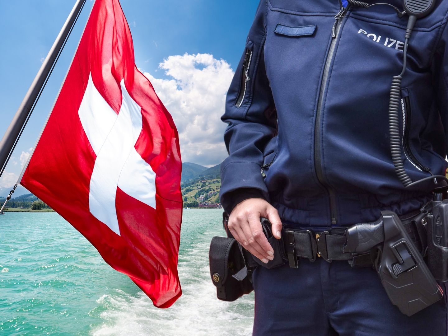 Der Mann randalierte auf einem Schiff.