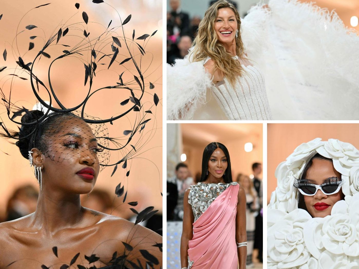 Gala ganz im Zeichen des deutschen Designers Karl Lagerfeld.