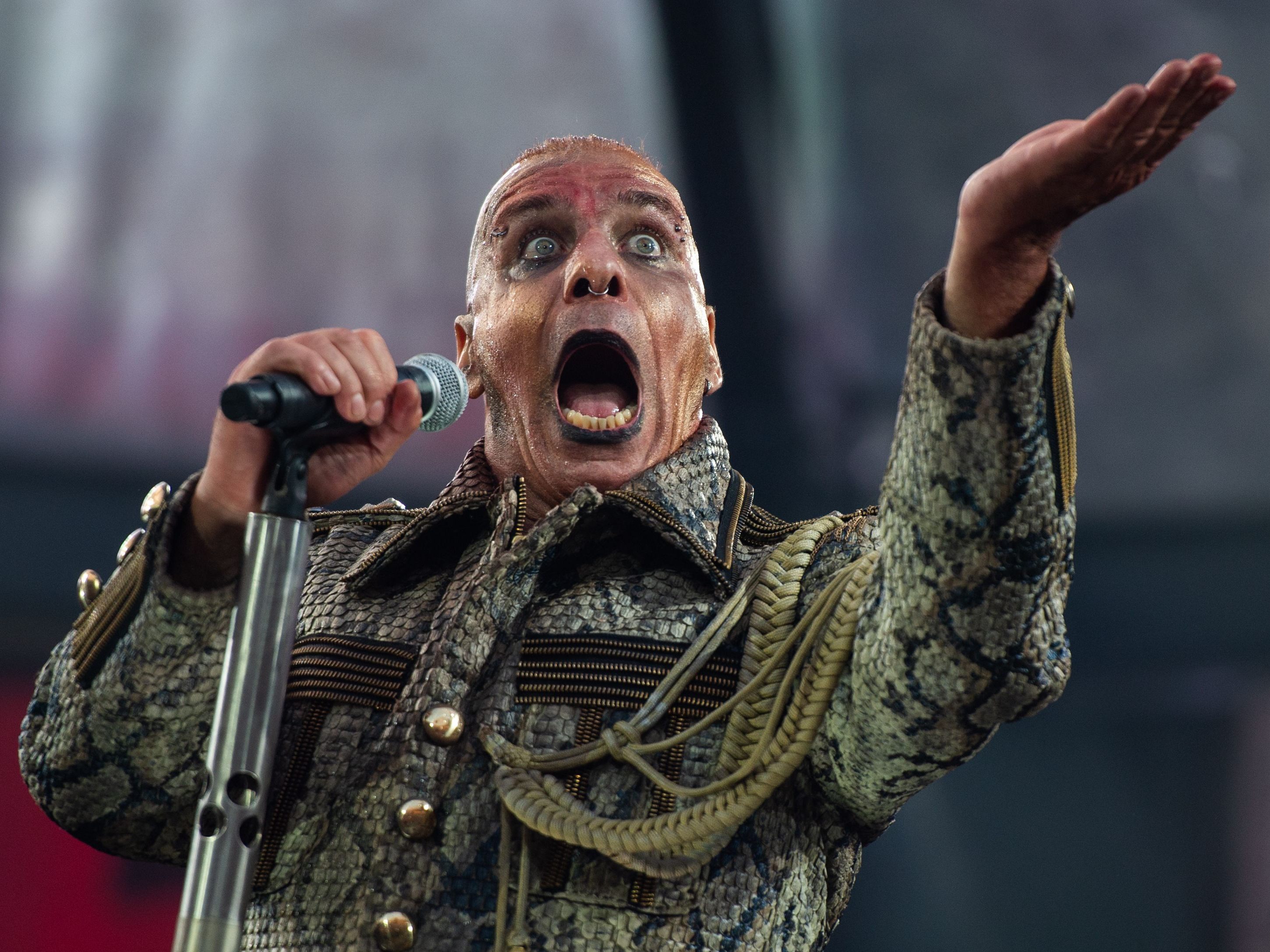 Till Lindemann, der Sänger von Rammstein.