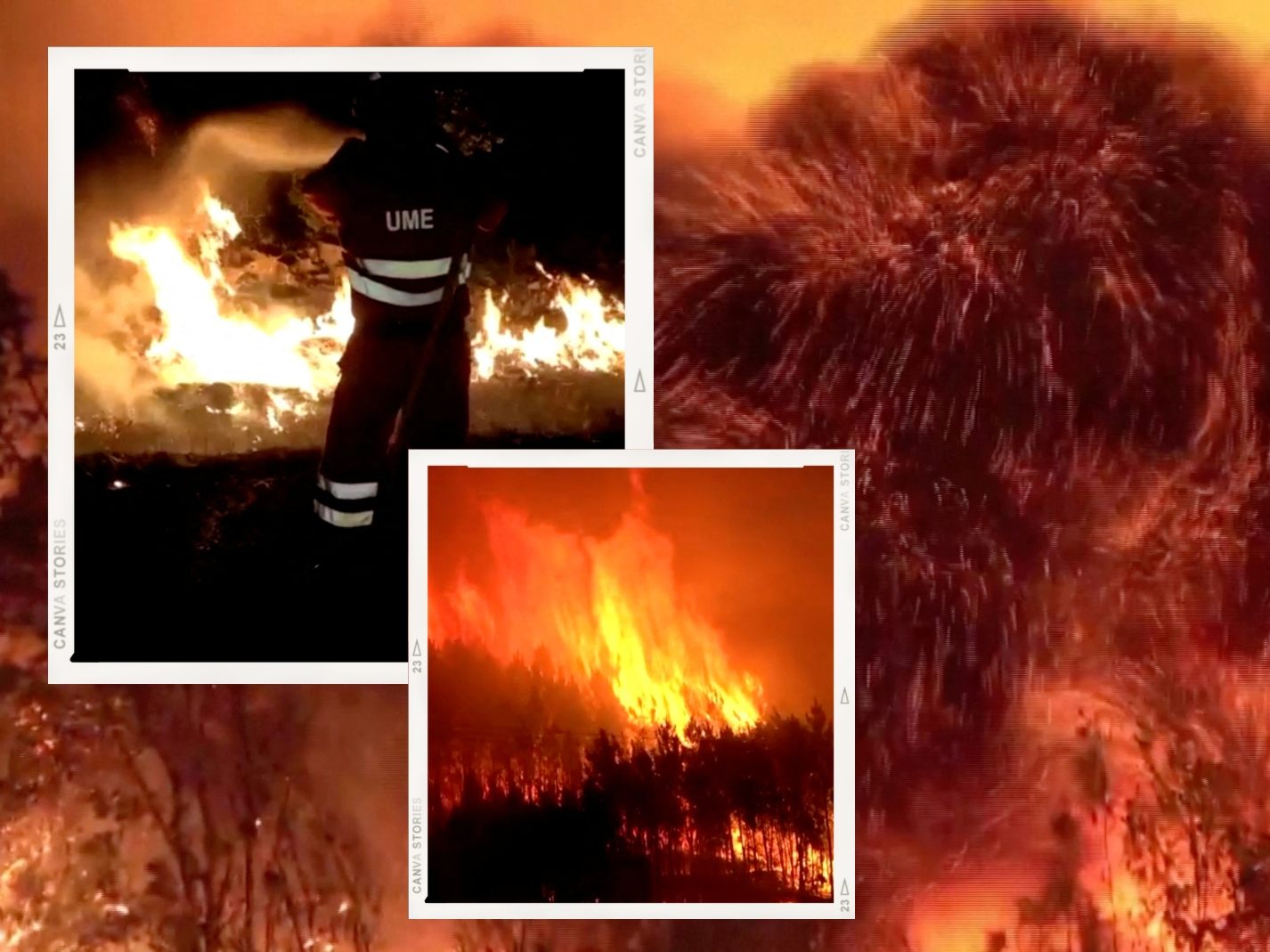 Wegen eines Waldbrandes mussten in Spanien 700 Menschen evakuiert werden. Wegen eines Waldbrandes mussten in Spanien 700 Menschen evakuiert werden.