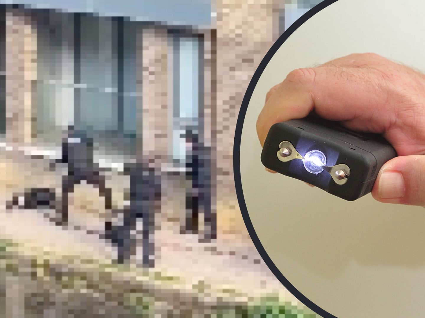 Polizei setzt Taser ein und erschießt Hunde vor entsetzten Zeugen. Polizei setzt Taser ein und erschießt Hunde vor entsetzten Zeugen.