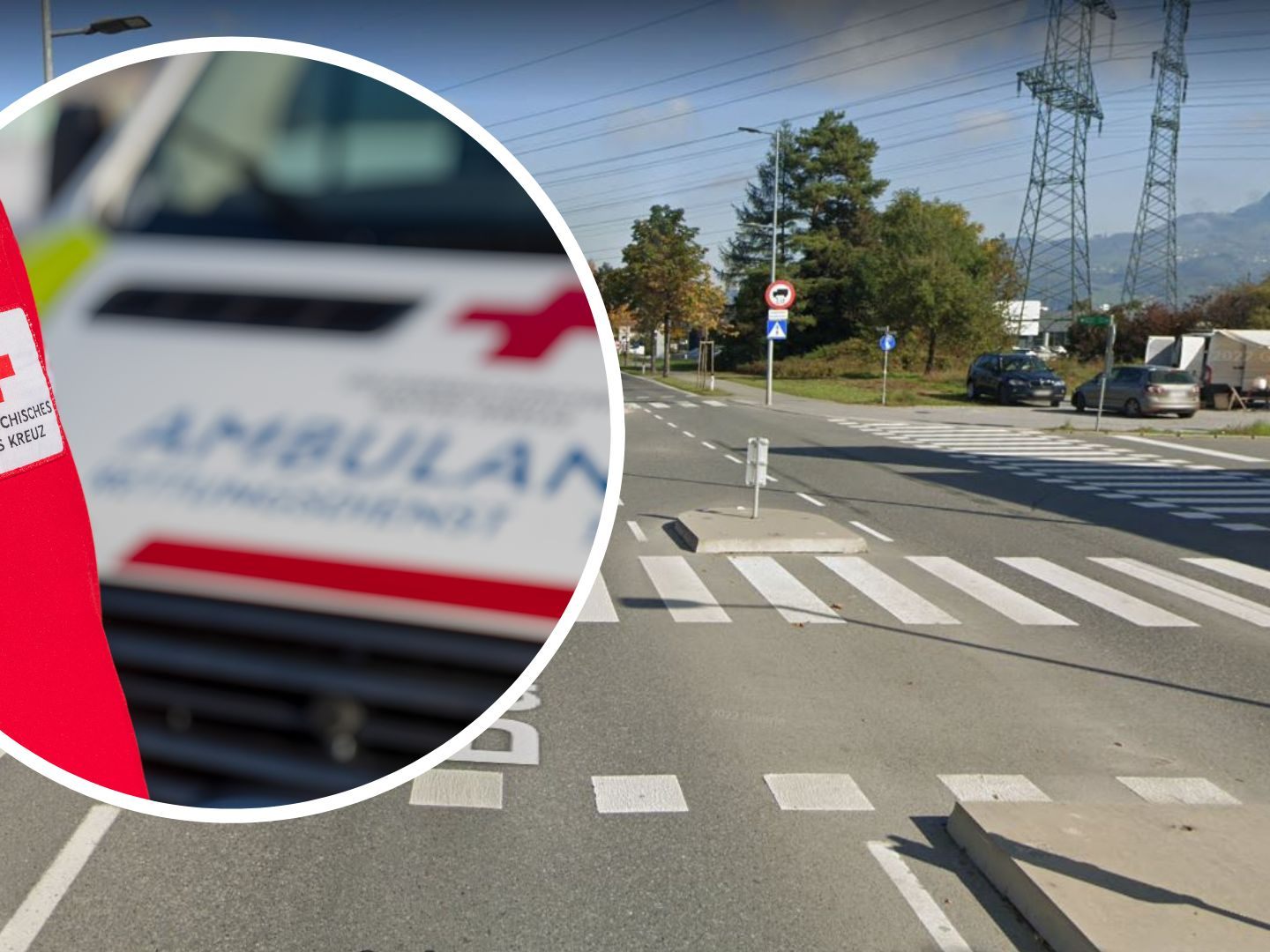 Radfahrer musst ins Krankenhaus gebracht werden