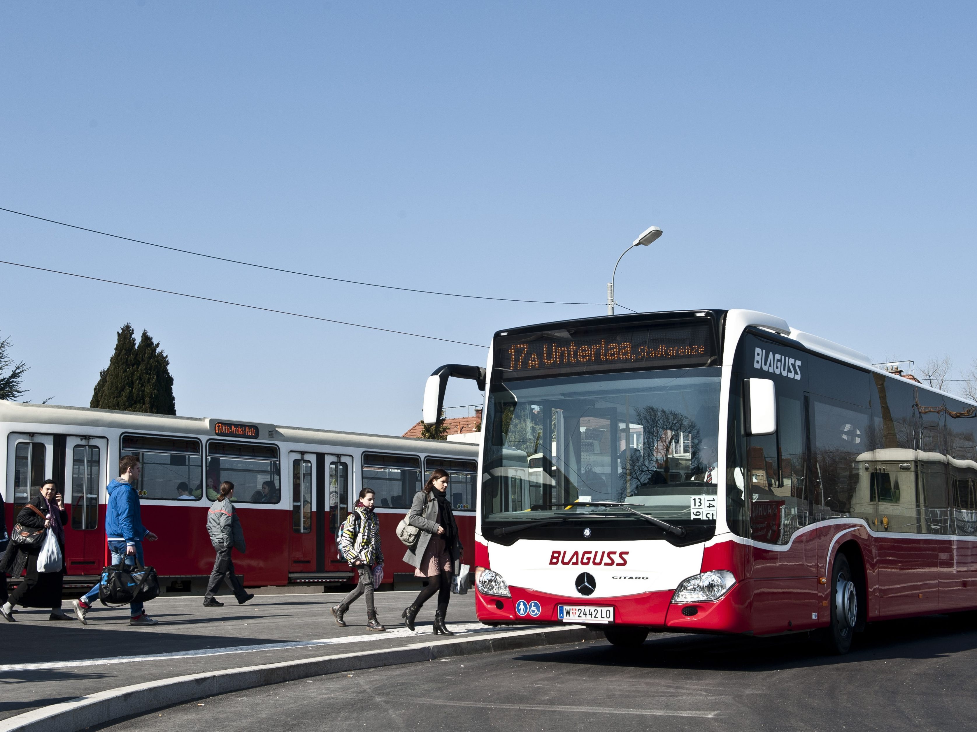 Störung der Buslinie 17A.