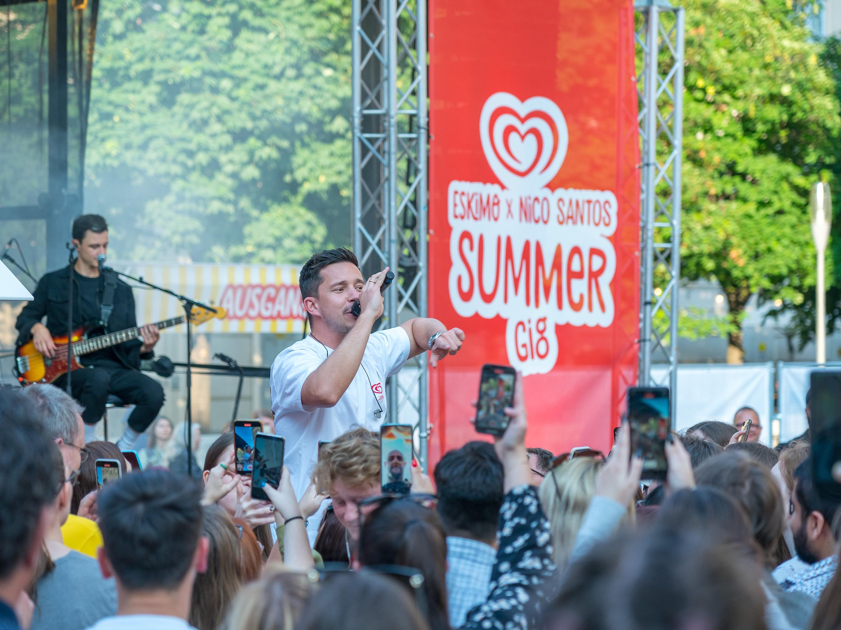 Konzert von Nico Santos stieg im Wiener Museumsquartier - Vienna Online