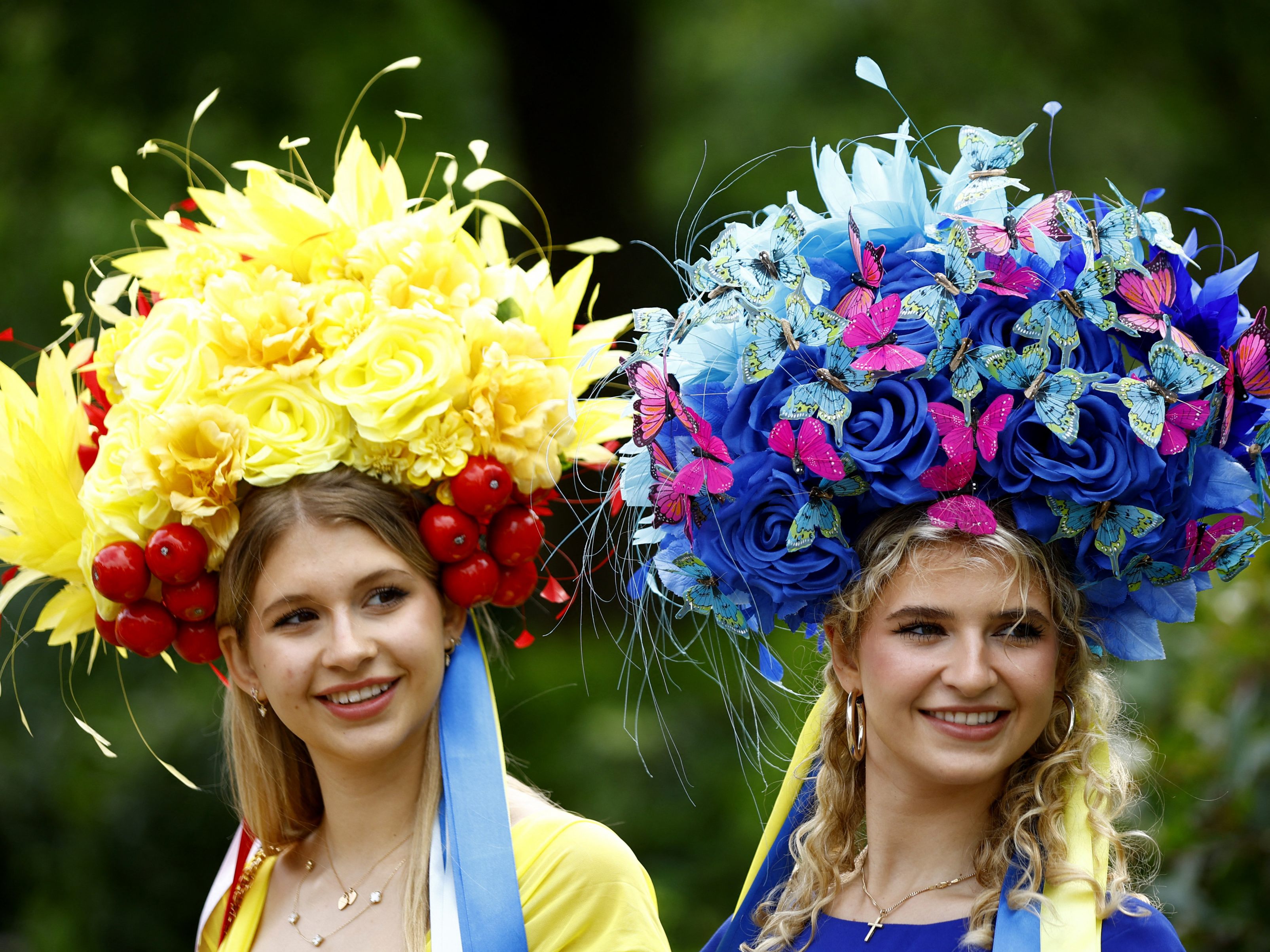 Royal Ascot: Alles dreht sich um Pferde - und Hüte. Royal Ascot: Alles dreht sich um Pferde - und Hüte.