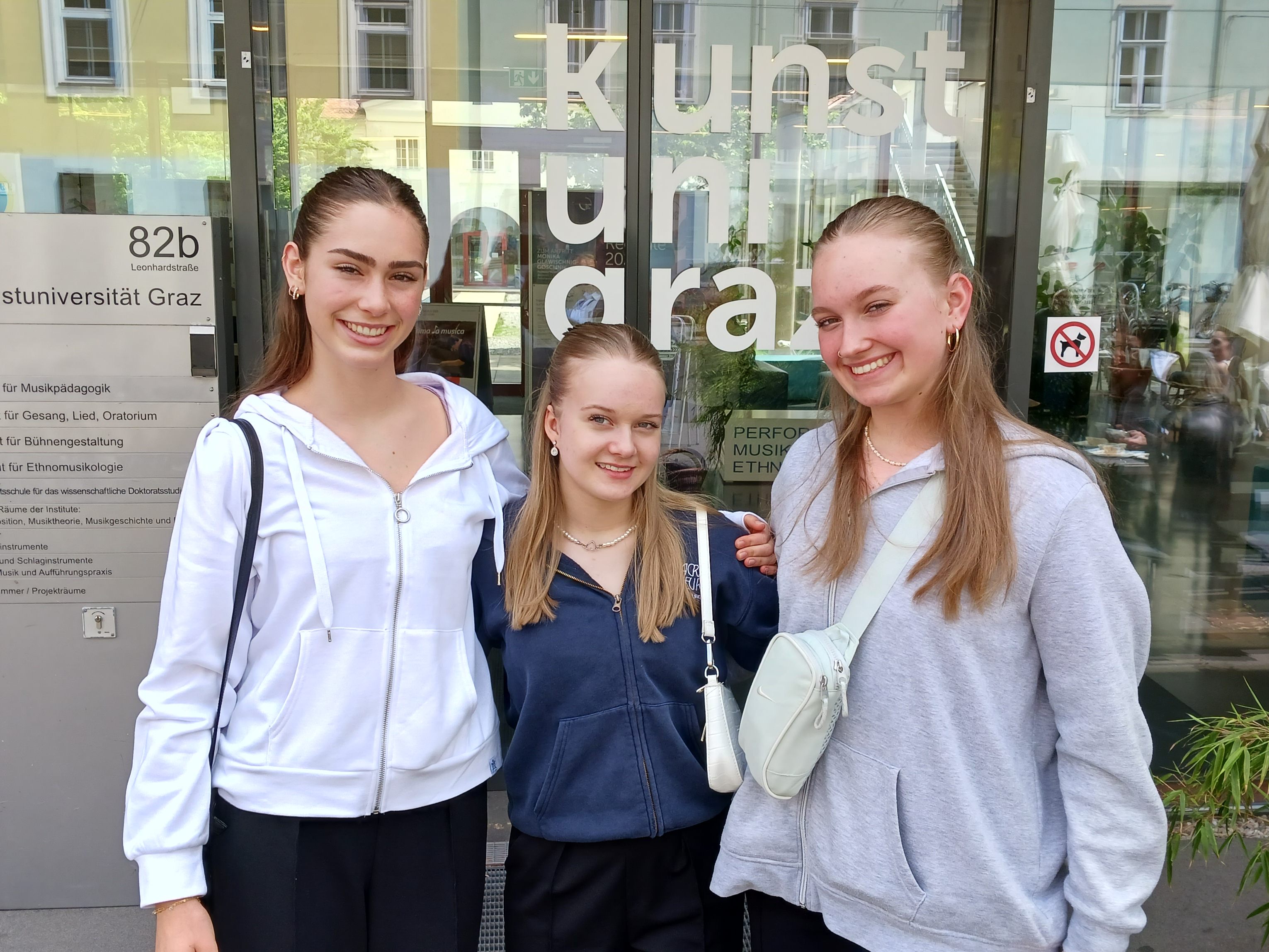 Rankweiler Terzett Noelle Popovic, Janine Manser und Viktorija Idzanovic wurden Bundessieger in Graz.