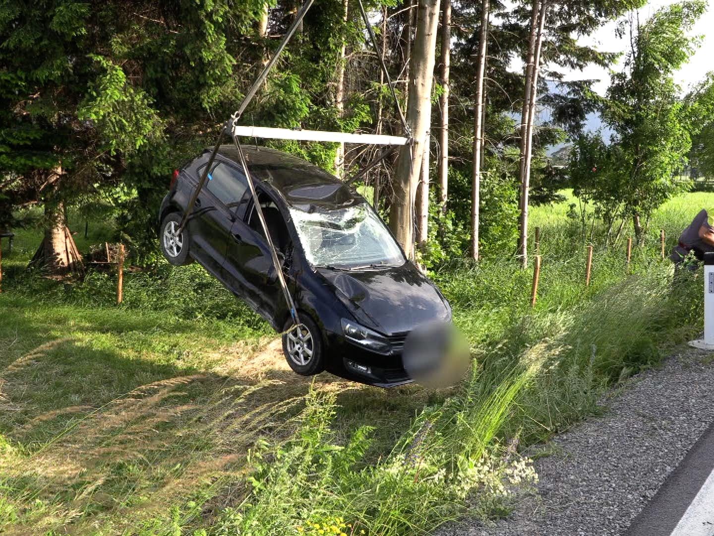 Bei einem Unfall in Dornbirn wurde eine Person verletzt.