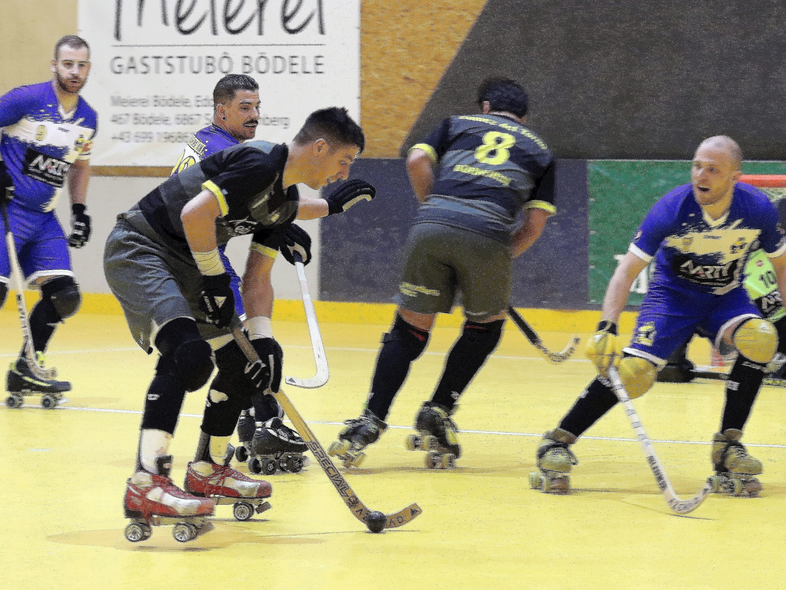 Die Niederlage gegen Uri schmerzte Dornbirns Rollhockey-Team, jetzt heißt es am kommenden Samstag auswärts siegen.