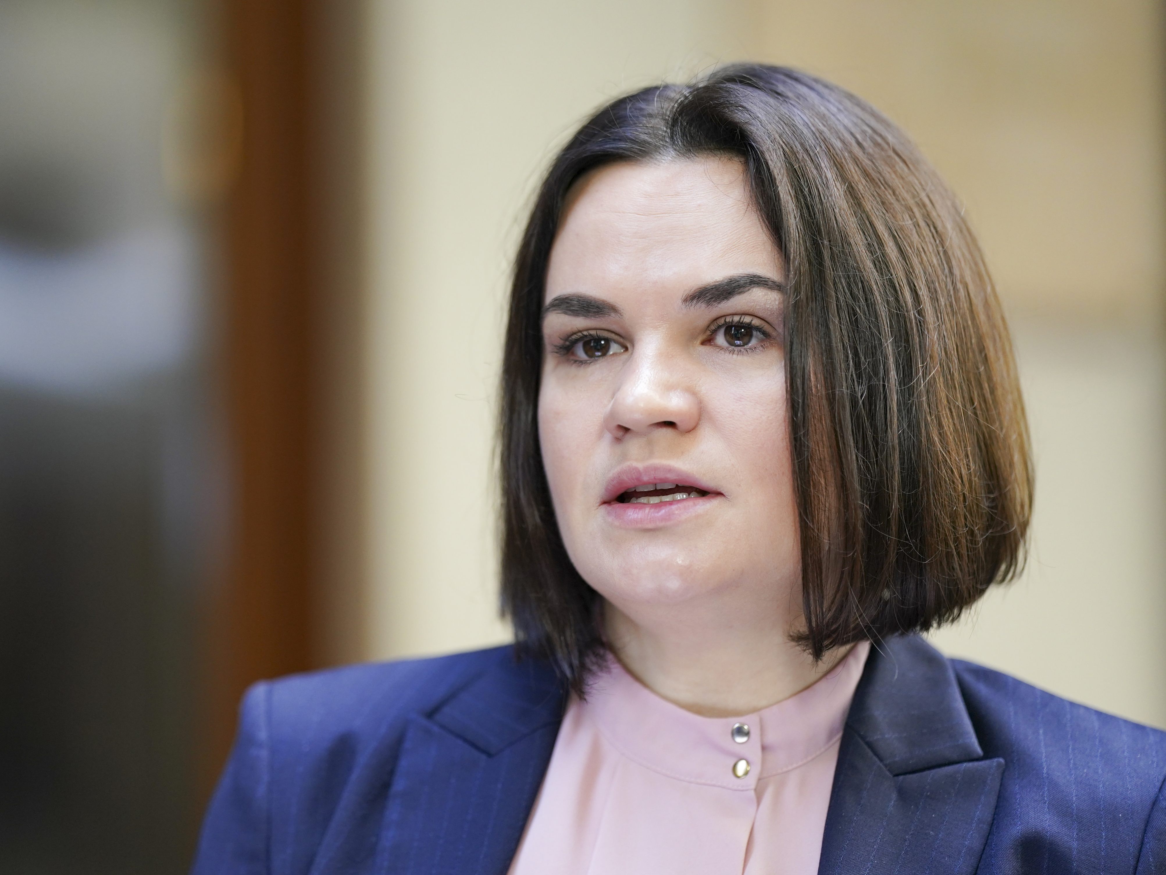 Swetlana Tichanowskaja appellierte an die belarussische Armee.