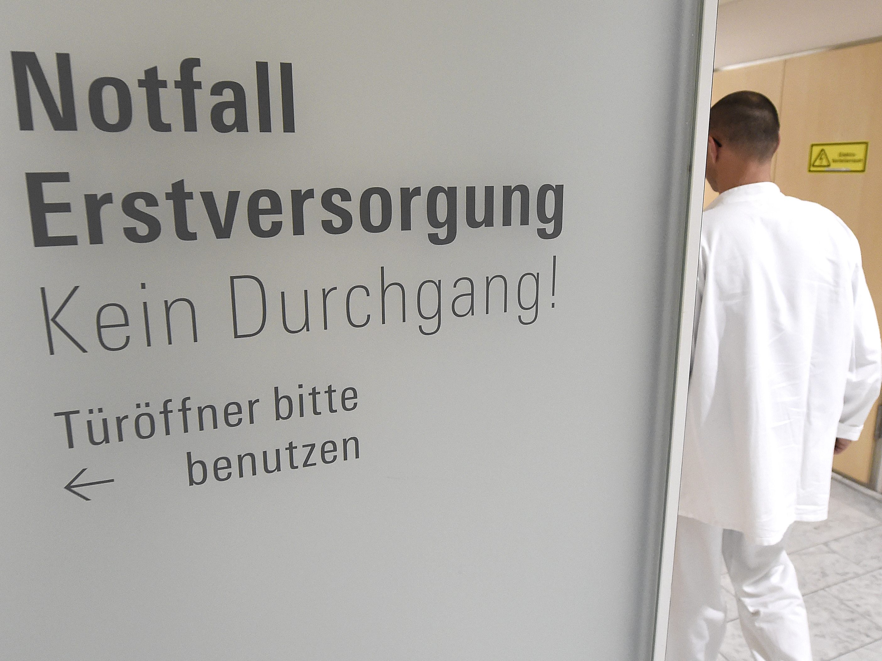 Die Notaufnahme der Klinik Ottakring wird bestreikt.