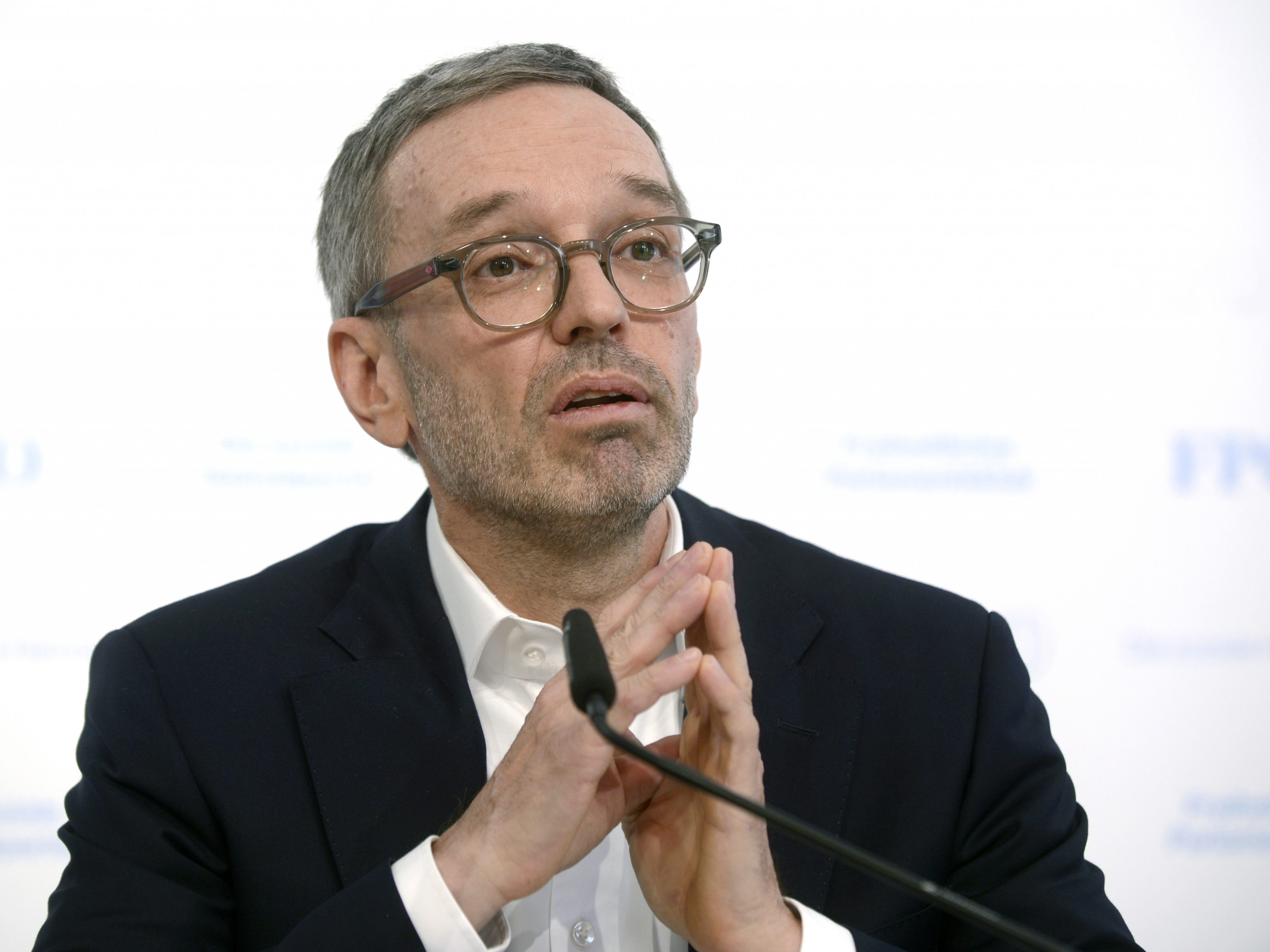 FPÖ-Chef Herbert Kickl. FPÖ-Chef Herbert Kickl.