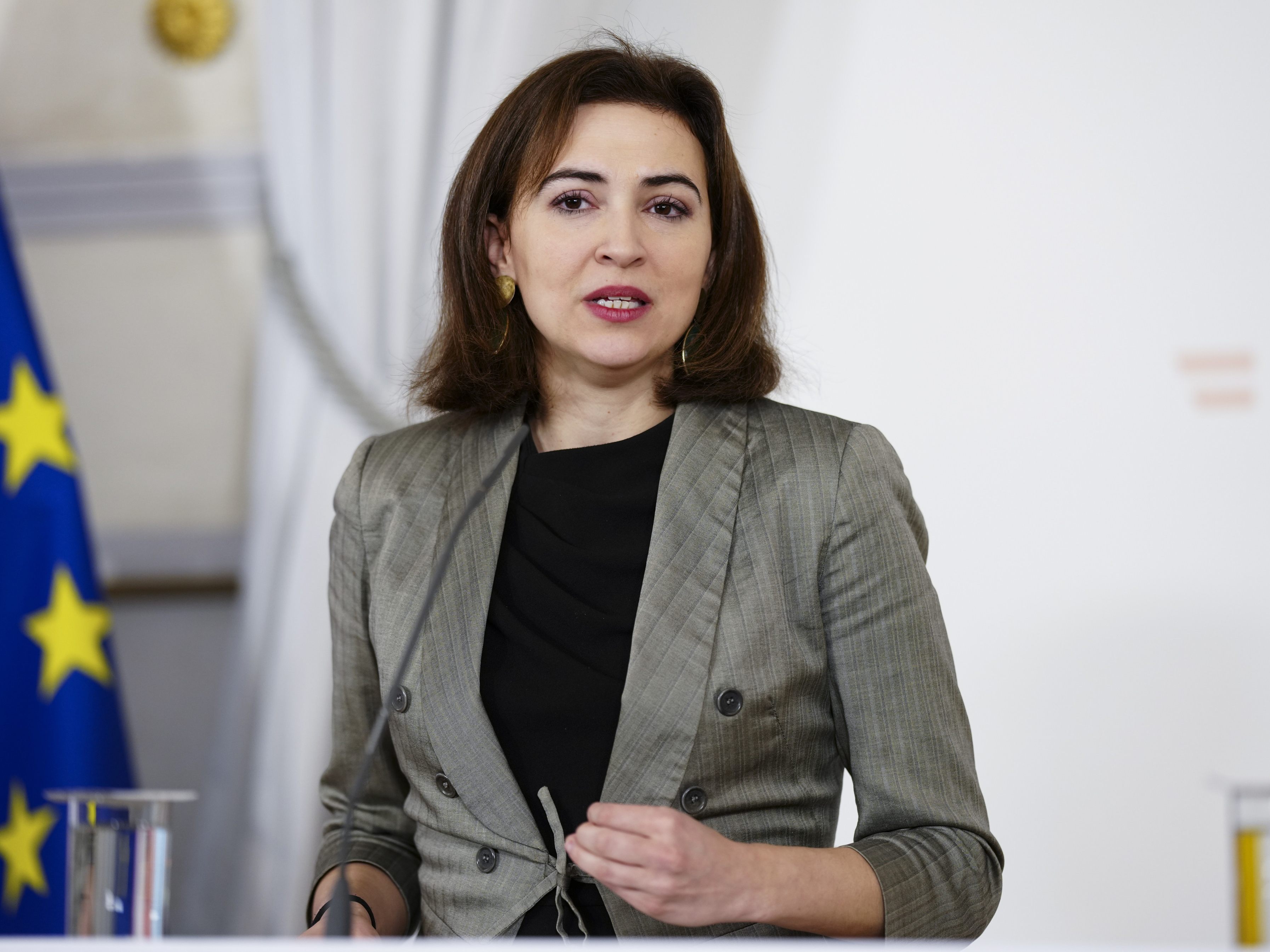 Justizministerin Zadic ist für eine neue Weisungskette in der Justiz. Justizministerin Zadic ist für eine neue Weisungskette in der Justiz.