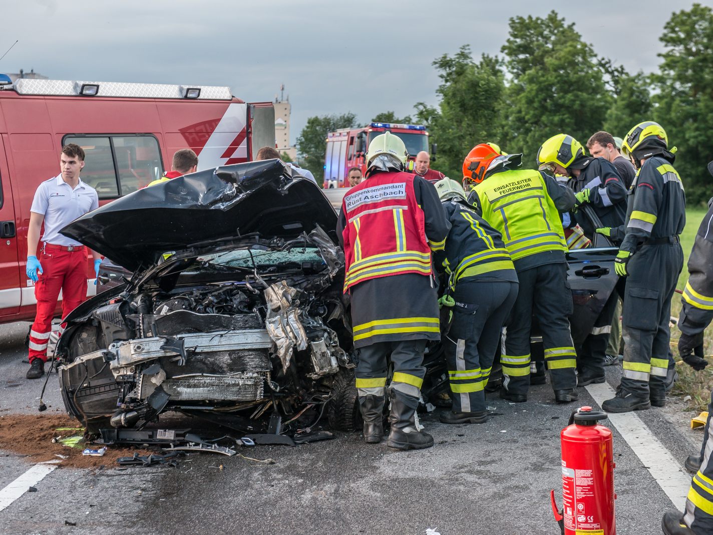Schwerer Unfall in NÖ. Schwerer Unfall in NÖ.