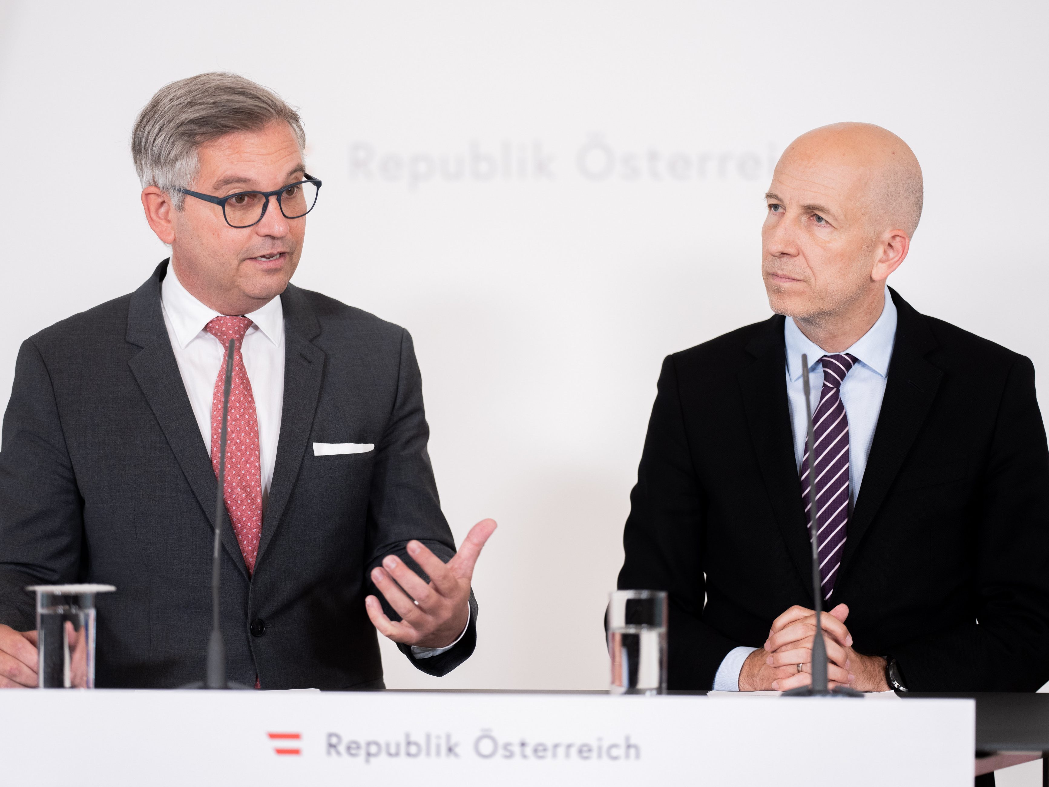 Brunner und Kocher reagieren "gelassen" auf die Kritik der Grünen.