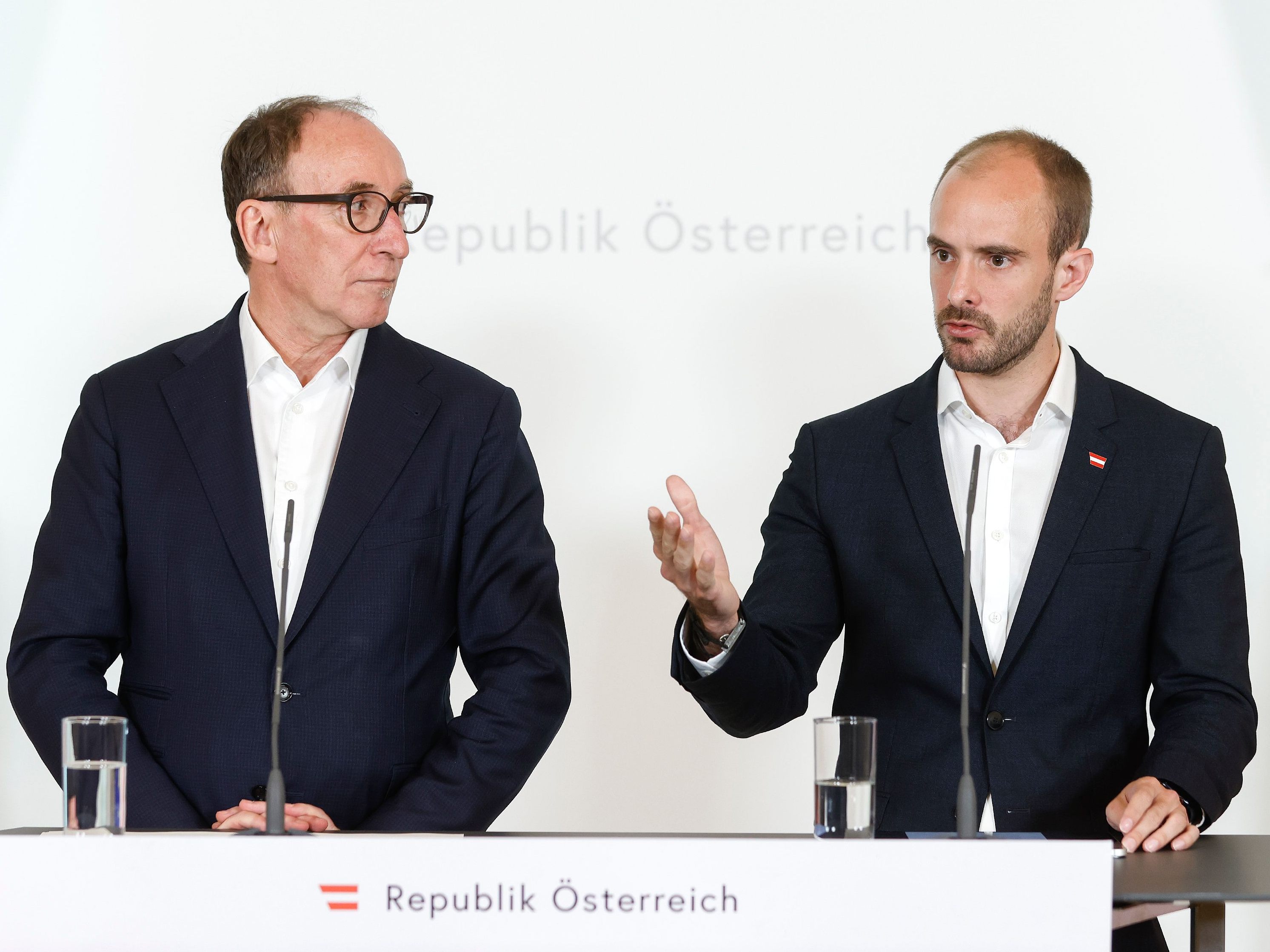 Der "Digital Austria Act" wurde von Florian Tursky und Johannes Rauch präsentiert.