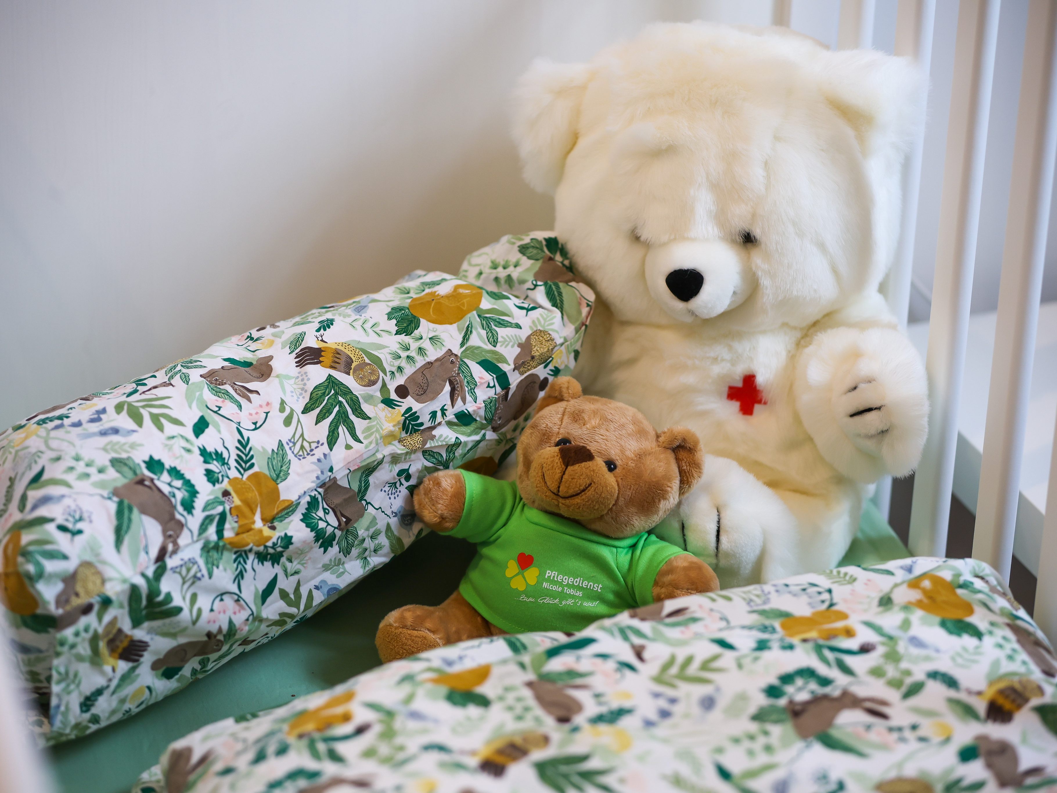 Ein Aufnahmegerät in einem Teddy nahm die Mutter auf. Ein Aufnahmegerät in einem Teddy nahm die Mutter auf.