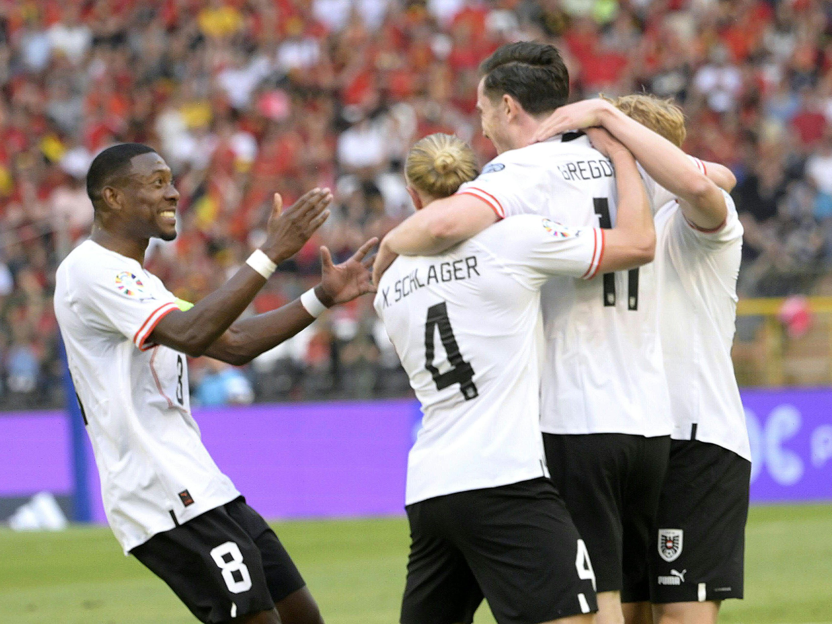 Alaba und Co. wollen auch gegen die Schweden jubeln Alaba und Co. wollen auch gegen die Schweden jubeln