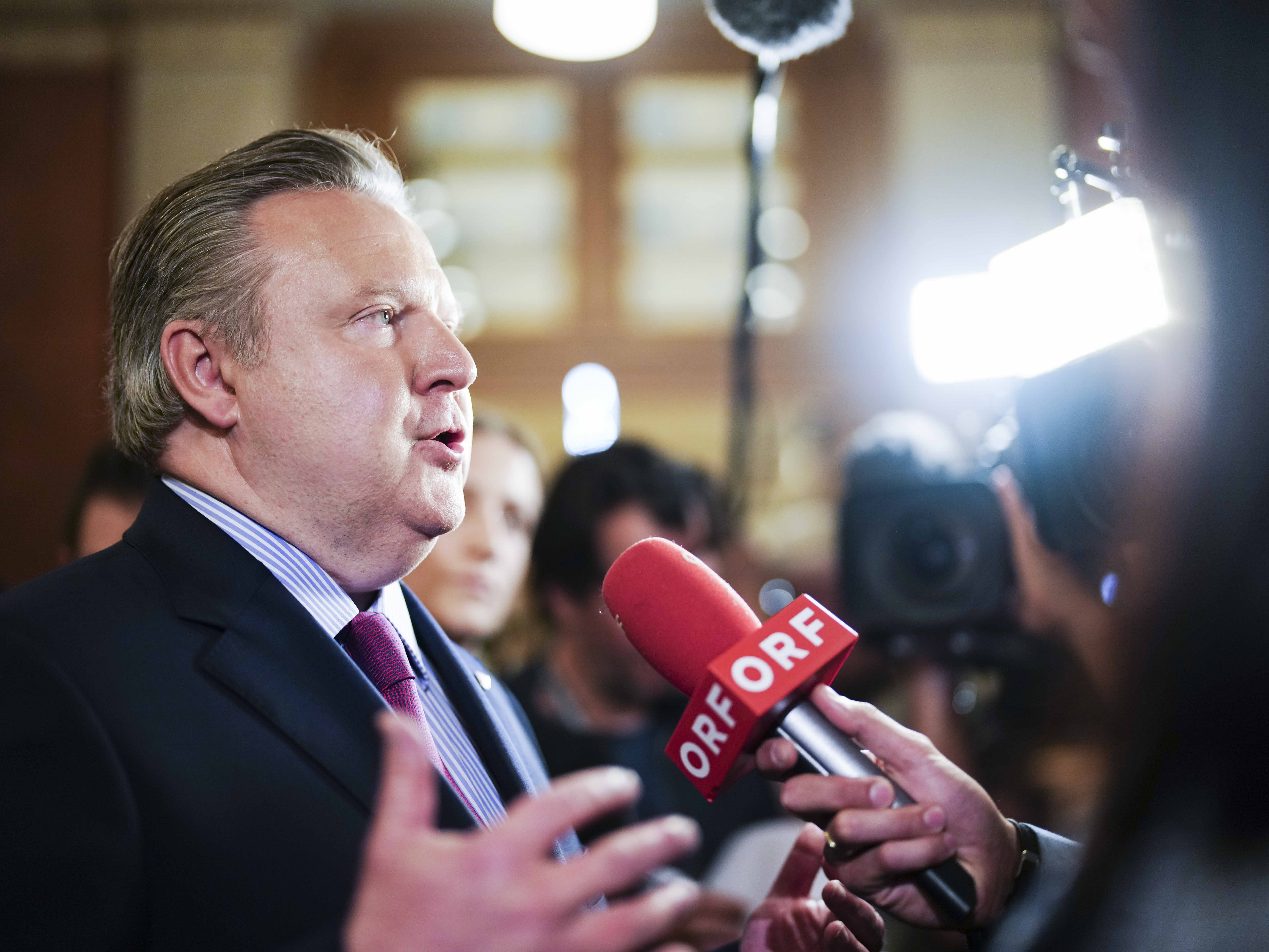 Ludwig reagierte auf Doskozils Absage an eine ÖVP-Koalition skeptisch. Ludwig reagierte auf Doskozils Absage an eine ÖVP-Koalition skeptisch.