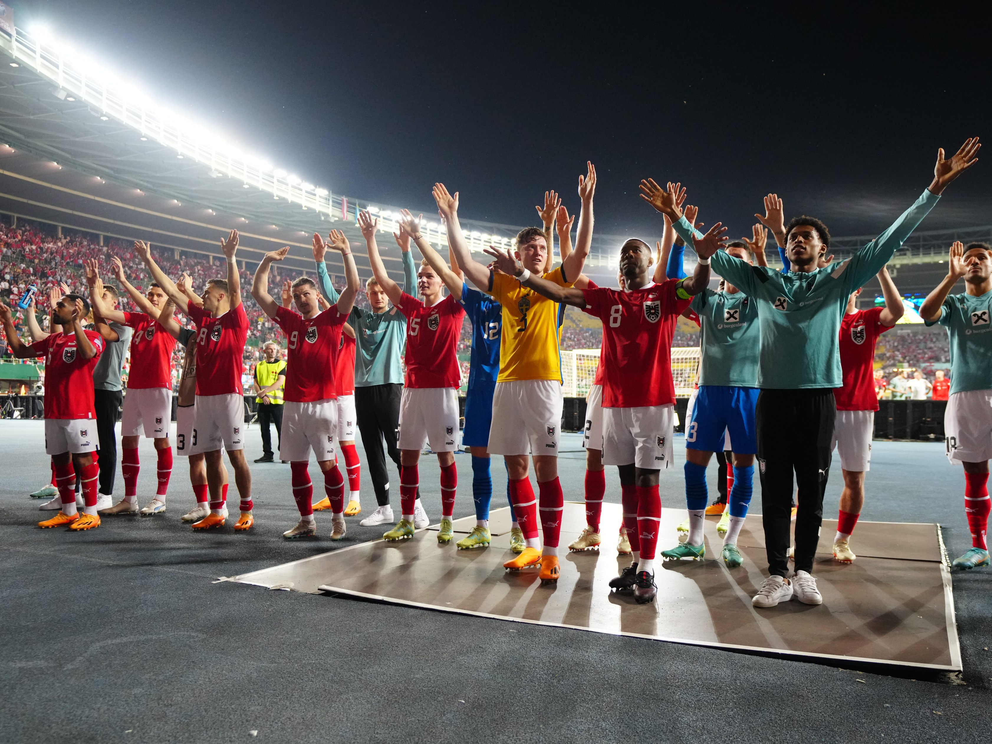 Nach den Auftritten in der EM-Quali verbesserte sich das ÖFB-Team in der Weltrangliste.