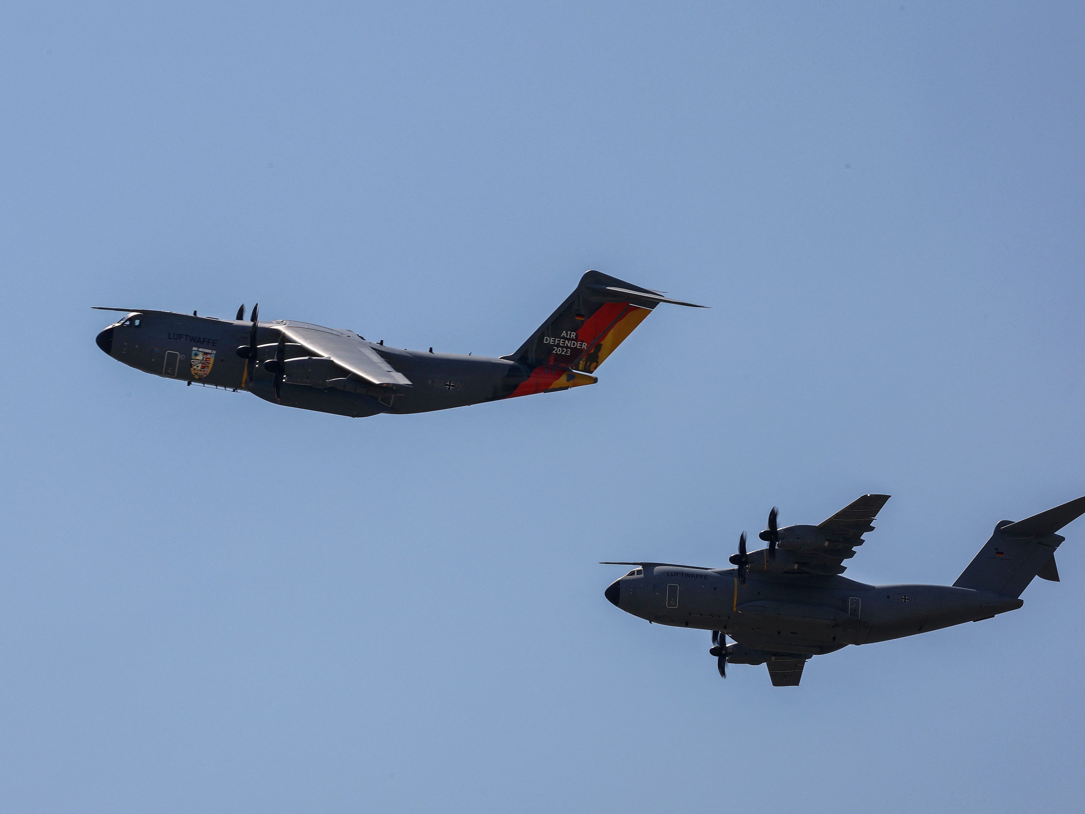"Air Defender 2023" hat begonnen. "Air Defender 2023" hat begonnen.