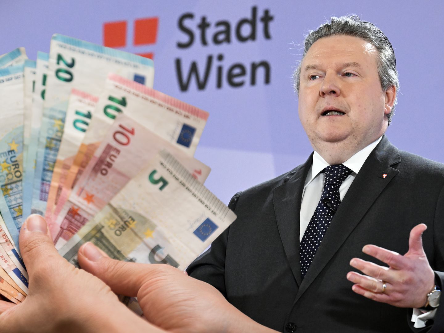 Eine neue Hilfe gegen die Teuerung kommt in Wien. Eine neue Hilfe gegen die Teuerung kommt in Wien.