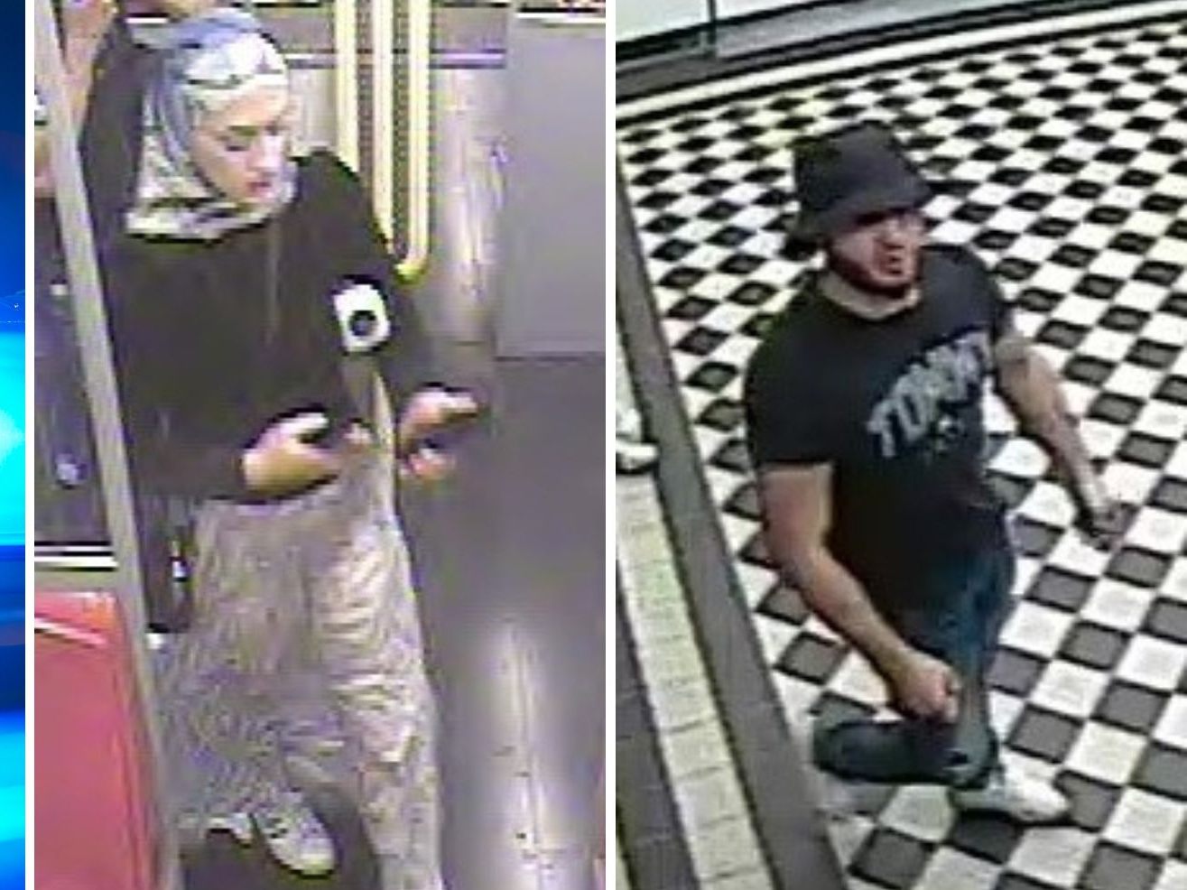 Die Polizei sucht diese beiden mutmaßlichen Räuber in Wien. Die Polizei sucht diese beiden mutmaßlichen Räuber in Wien.