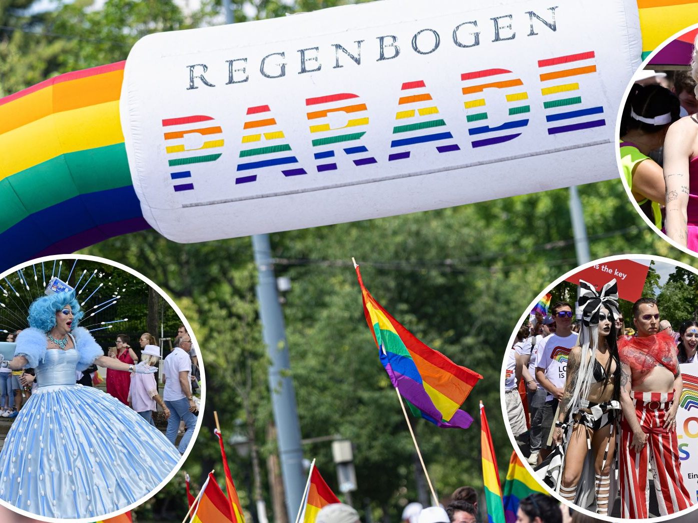 Die Regenbogenparade zum Pride Month bringt am Samstag Staus und Verkehrsverzögerungen in Wien.