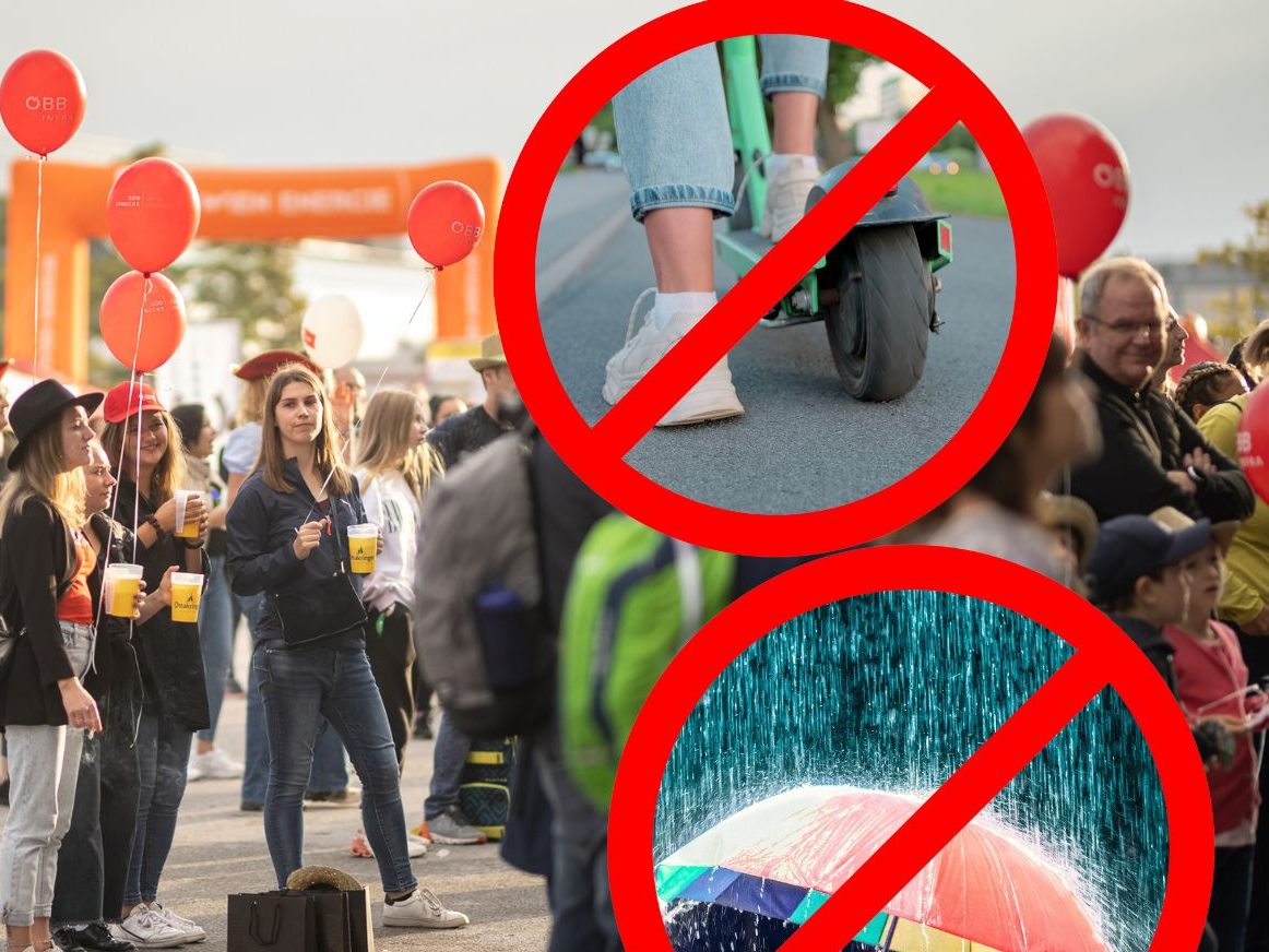 Diese Gegenstände sind am Donauinselfest 2023 in Wien verboten.