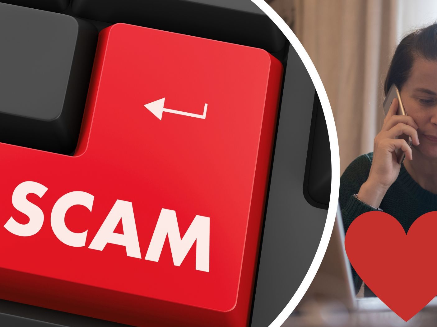 Der KFV warnt vor Liebesbetrug im Internet.