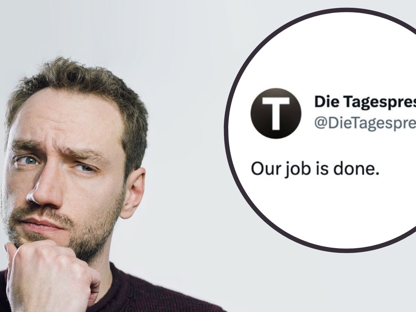 Verwirrung um einen Post der "Tagespresse".