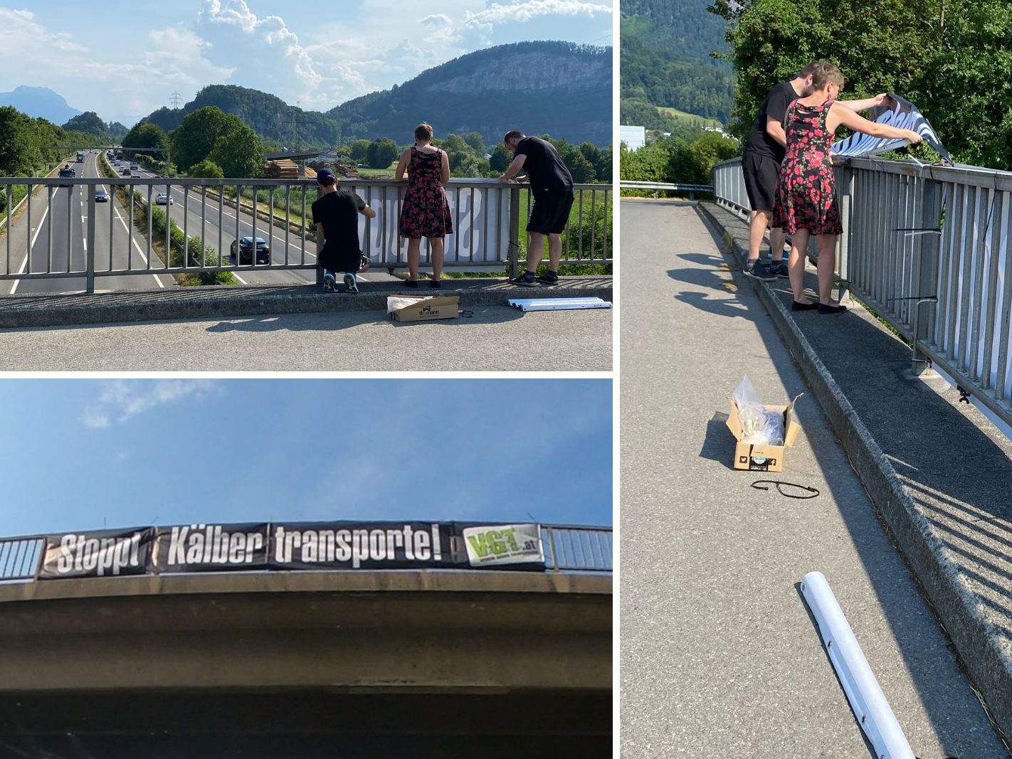 Der VGT veranstaltet eine Autobahndemonstration.